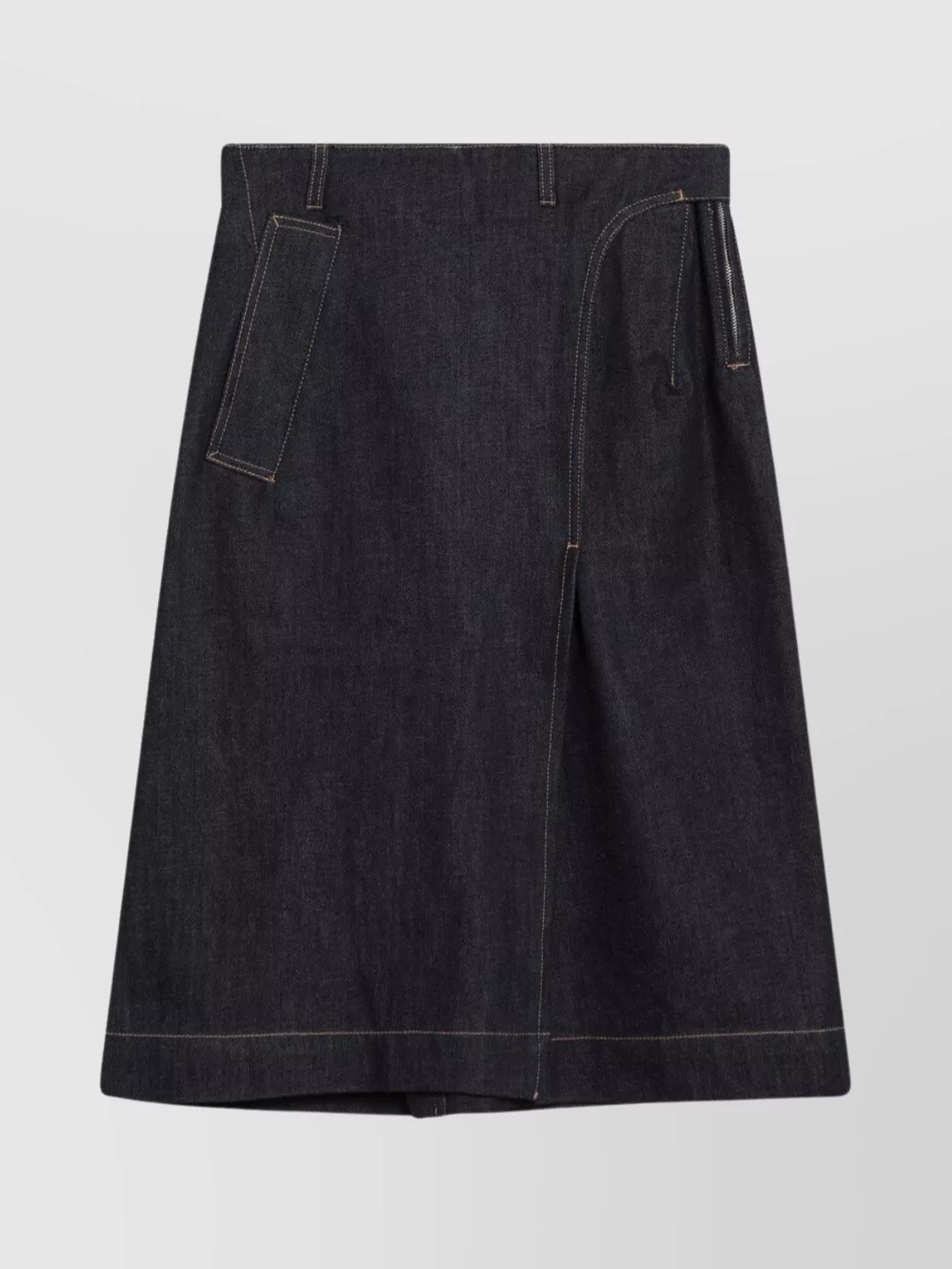 【VICTORIA BECKHAM】ハイライズ レザー ミディスカート Women's Designer Skirts | Victoria Beckham – Victoria
