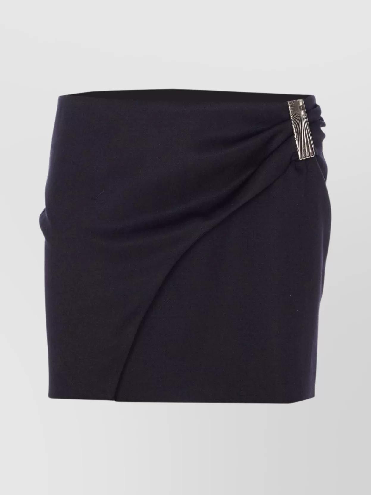 スカート THE ATTICO Woman Skirt Black 248WCS230A014 100 Black top for Women | THE ATTICO®
