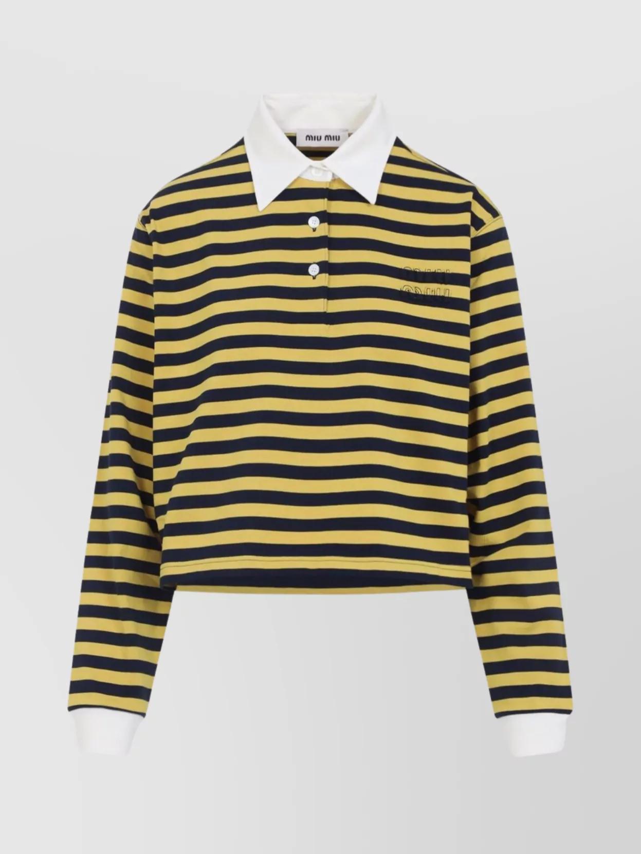 Miu Miu Long-sleeved tops for Women | Online Sale up to 33