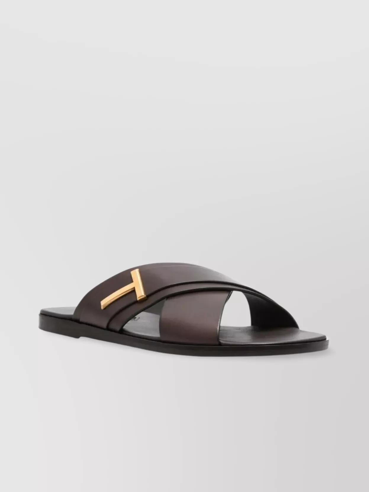 サンダル TOM FORD Men Sandals Brown J1528LCL459N 1B016 Tom Ford Sandals Men | eBay