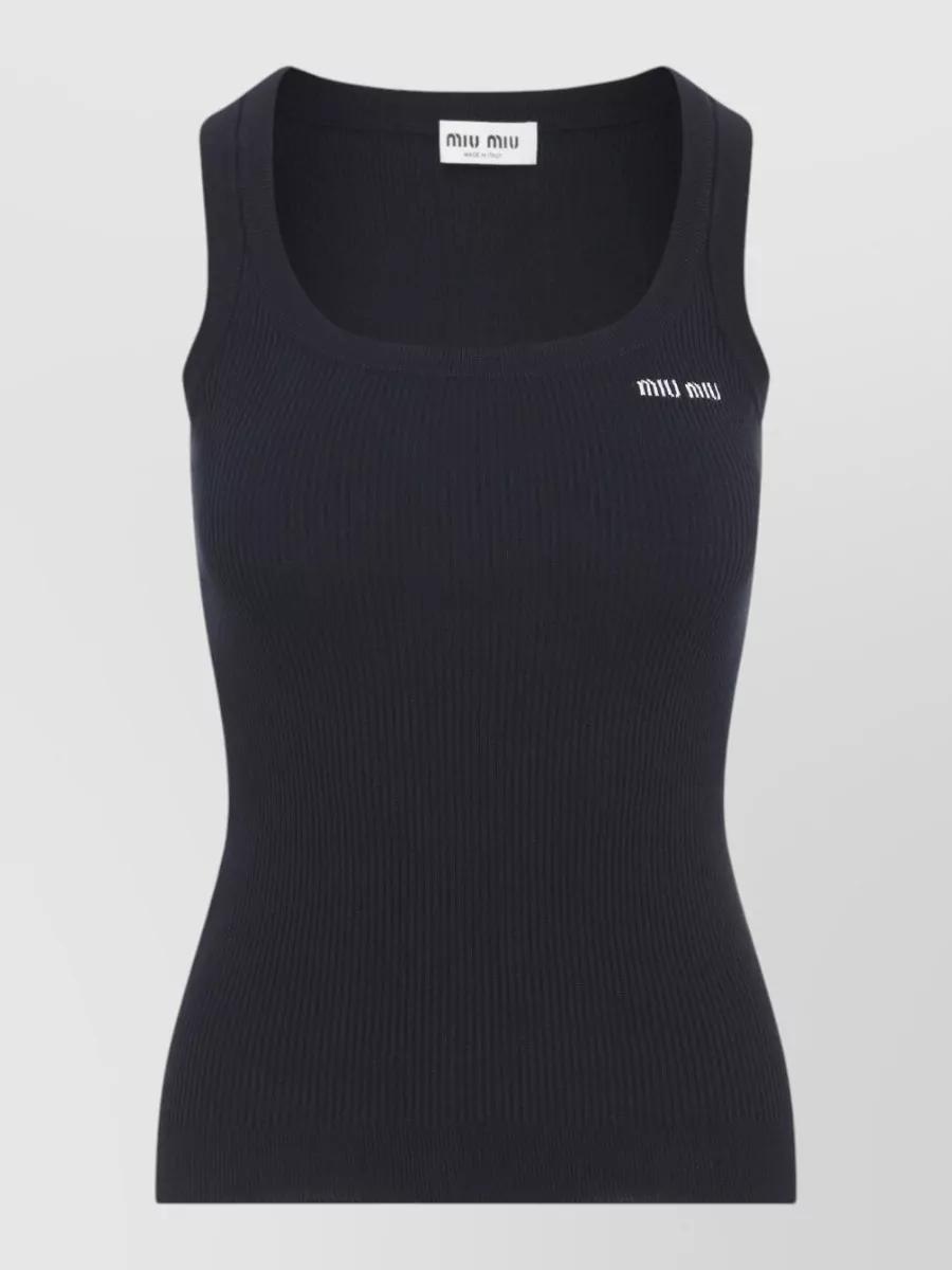 Miu Miu Sleeveless and tank tops for Women | Online Sale up to 33