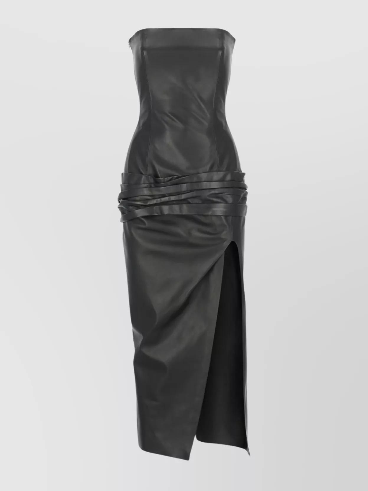 オールインワン・サロペット The Attico Cady Midi Dress With Satin Piping The Attico Cady Midi Dress With Satin Piping | ShopSimon