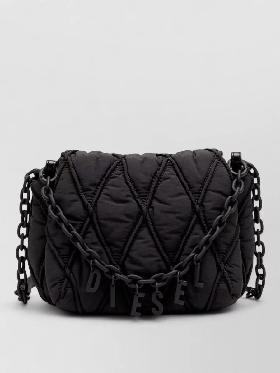 y2k 希少】DIESEL Chain Shoulder Bag Black Vintage Diesel Y2K 