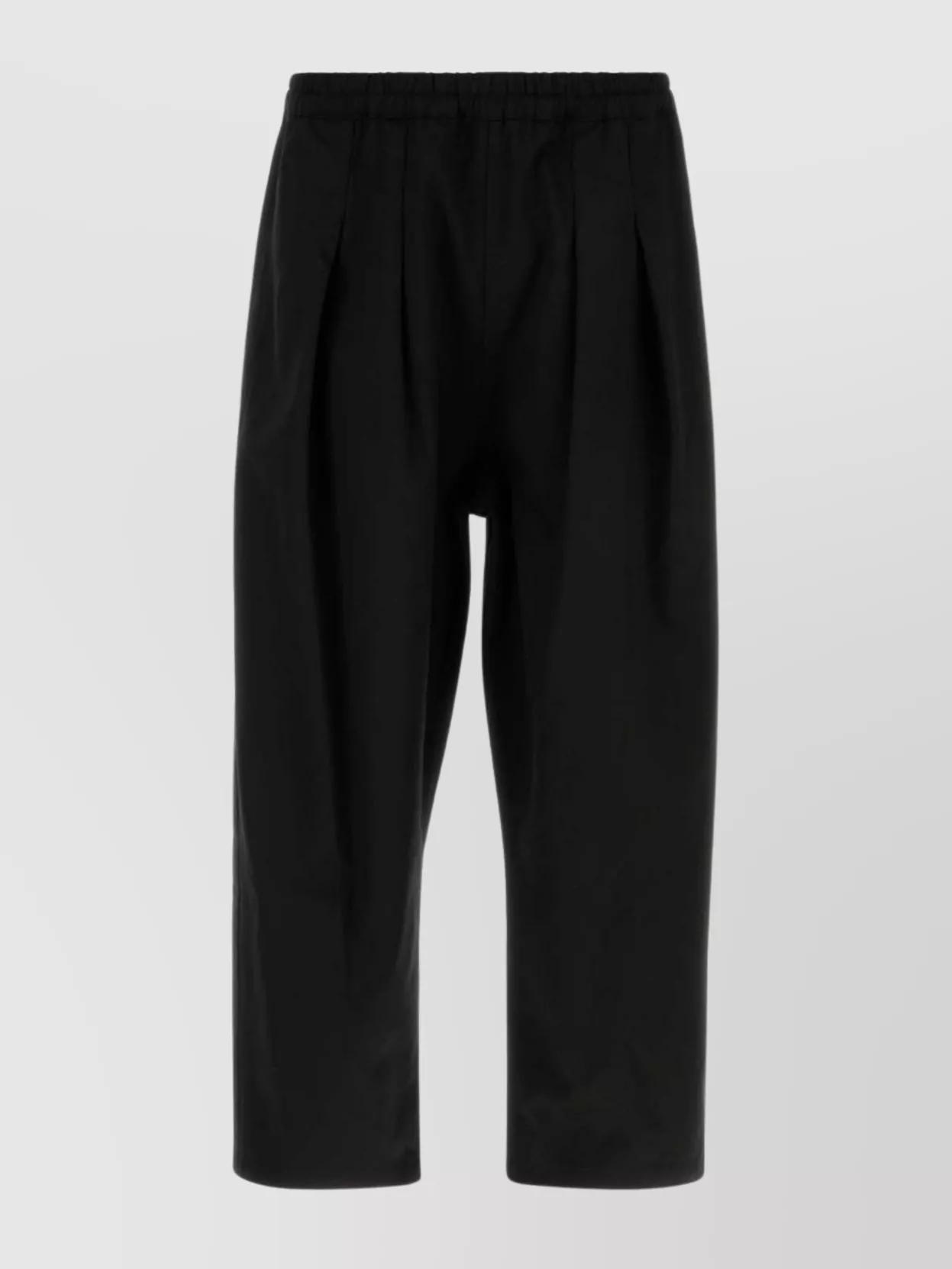 パンツ Martin margiela moleskine black pants Maison Martin Margiela black trousers with pulled waist