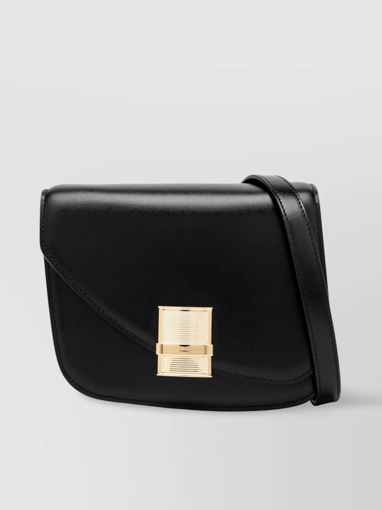 ショルダーバッグ Ferragamo Shoulder Bag With Logo FERRAGAMO - Twins Logo Leather Shoulder Bag Salvatore Ferragamo