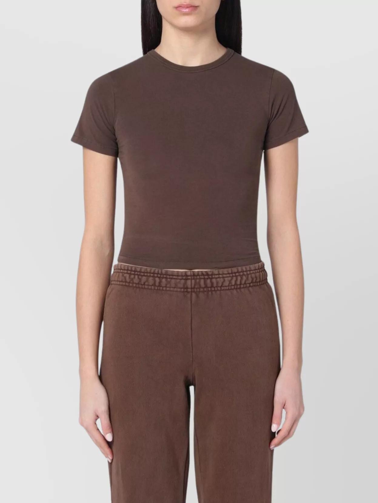 Tシャツ・カットソー ENTIRE STUDIOS COTTON BROWN OVER T-SHIRT ENTIRE STUDIOS エンタイアスタジオ - メンズ Tシャツ