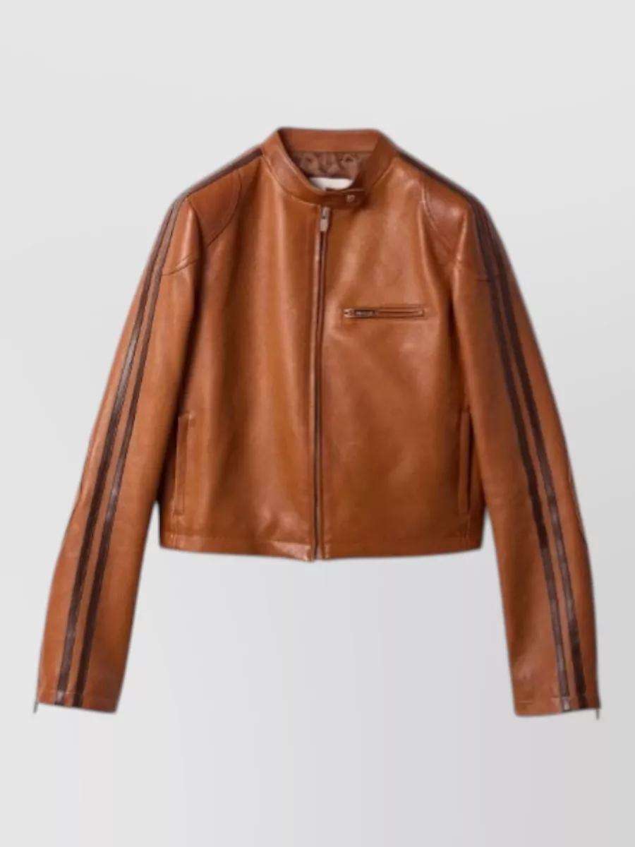 Miu Miu Leather jackets for Women | Online Sale up to 34% off | Lyst