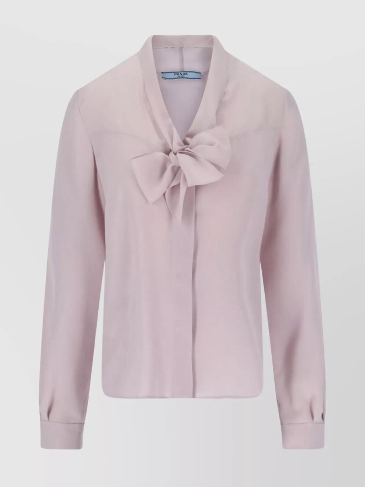 トップス PRADA Ribbon Longsleeves Women's Prada Long-sleeved tops | Lyst