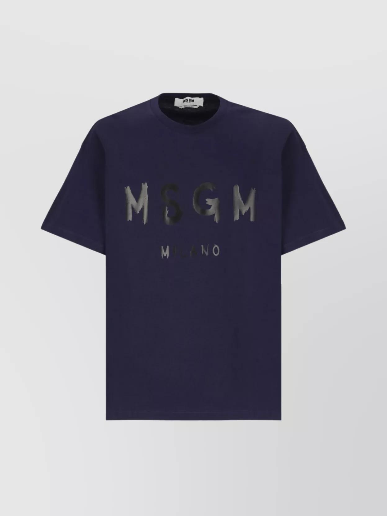 【送料&関税込】MSGM Macro Logo Blue T-shirt 2000MDM500_200002_99_01_600x60