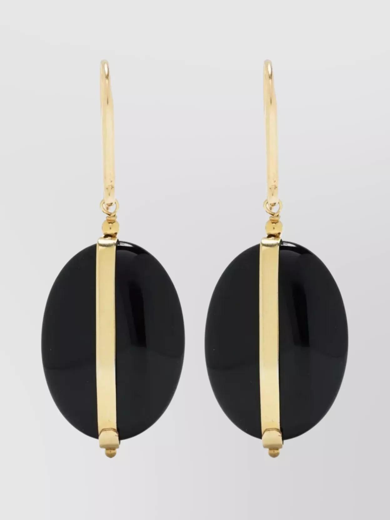 イヤリング Pendant Ga Earrings - Isabel Marant - l - Black CASABLANCA EARRINGS Woman black | ISABEL MARANT Official