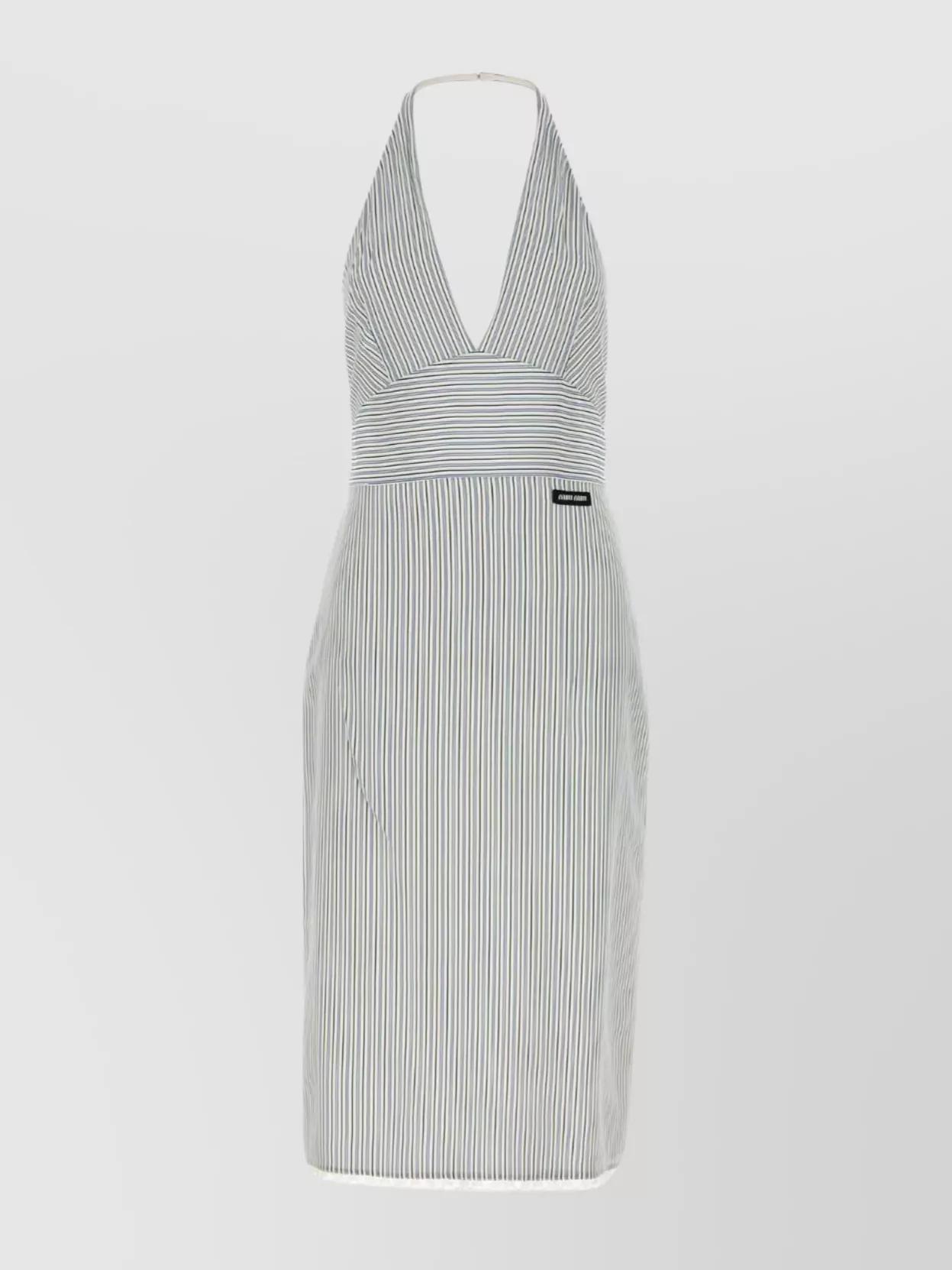 Miu Miu Halter Neck Dresses for Women | Lyst