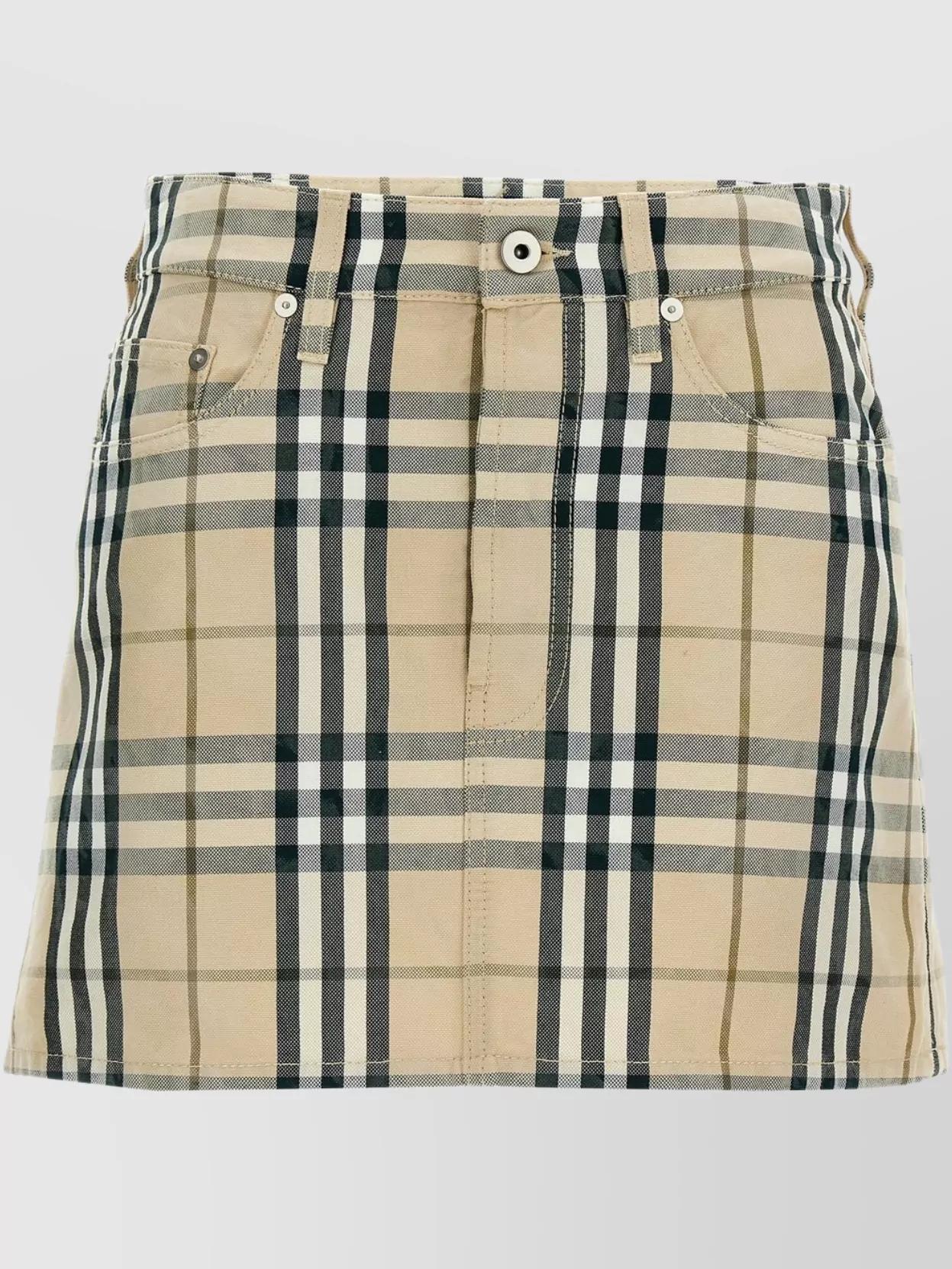 Burberry Women Printed Jersey Skirt