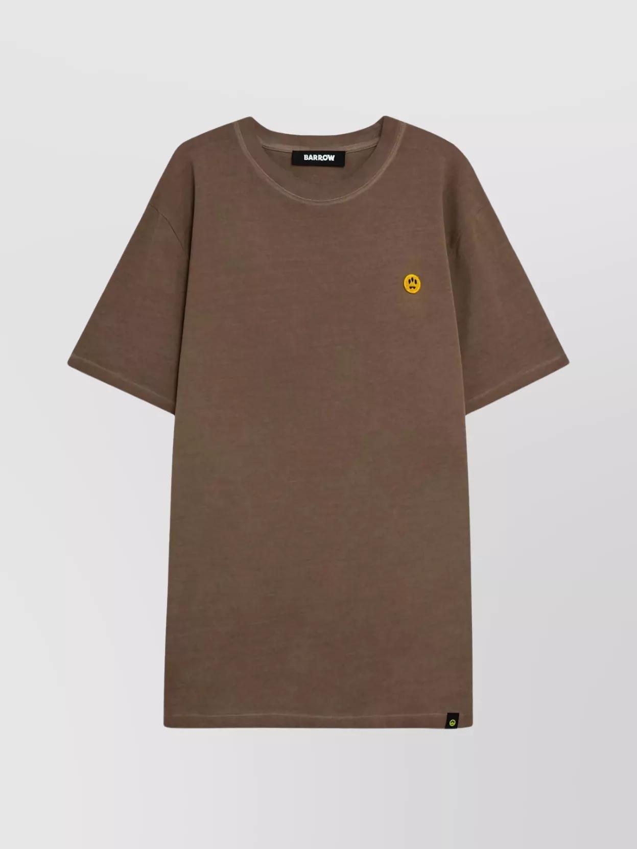 Tシャツ・カットソー BARROW Cotton t-shirt frontal back logo print Barrow Cotton t-shirt with frontal and back logo