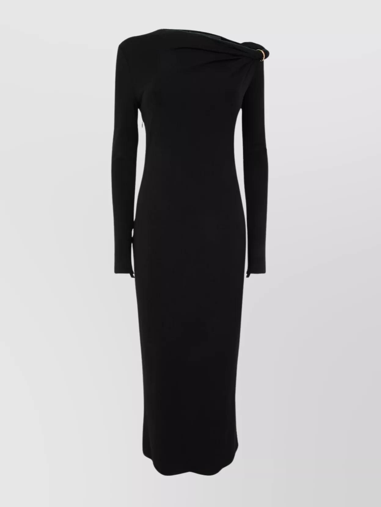 ワンピース VERSACE LONG DRESS WITH RING NECKLINE Versace Long Dress With Ring Neckline | italist