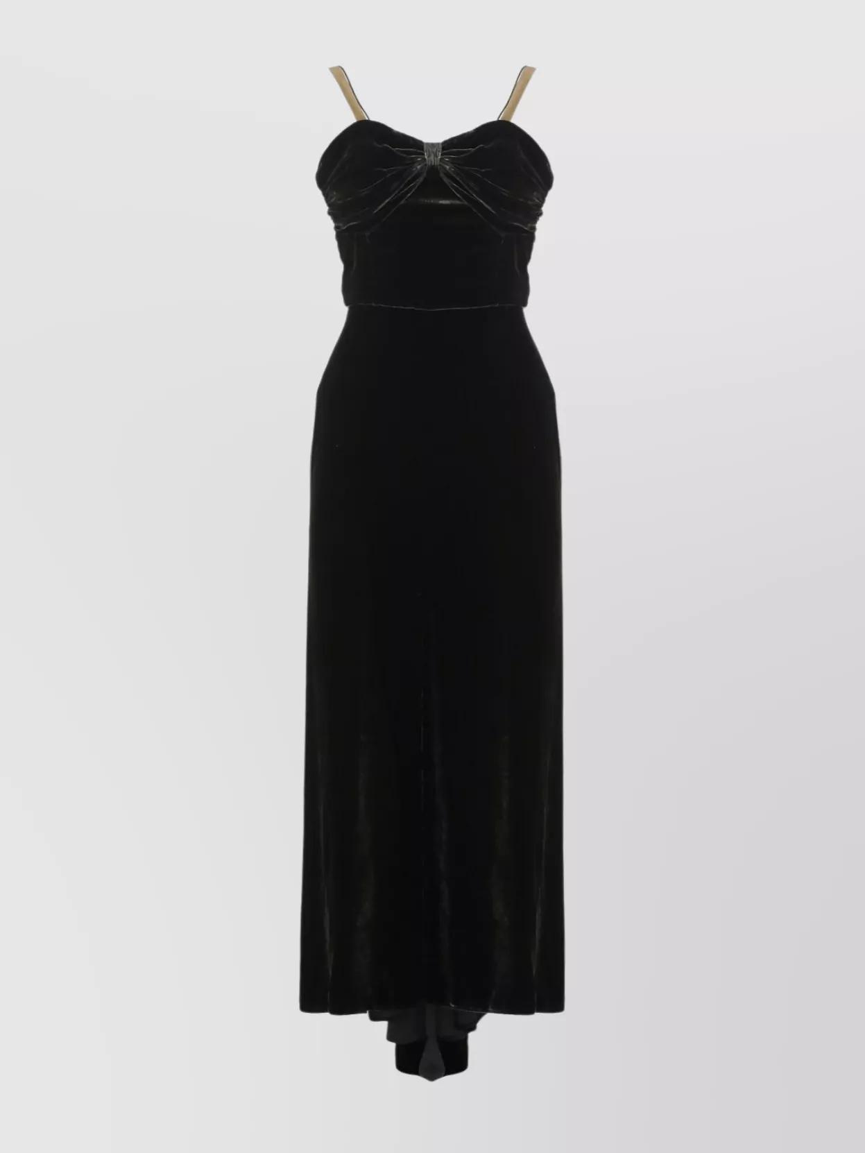 MAISON MARGIELA★素敵！Ruched moire maxi dress MAISON MARGIELA Ruched moire maxi dress | THE OUTNET