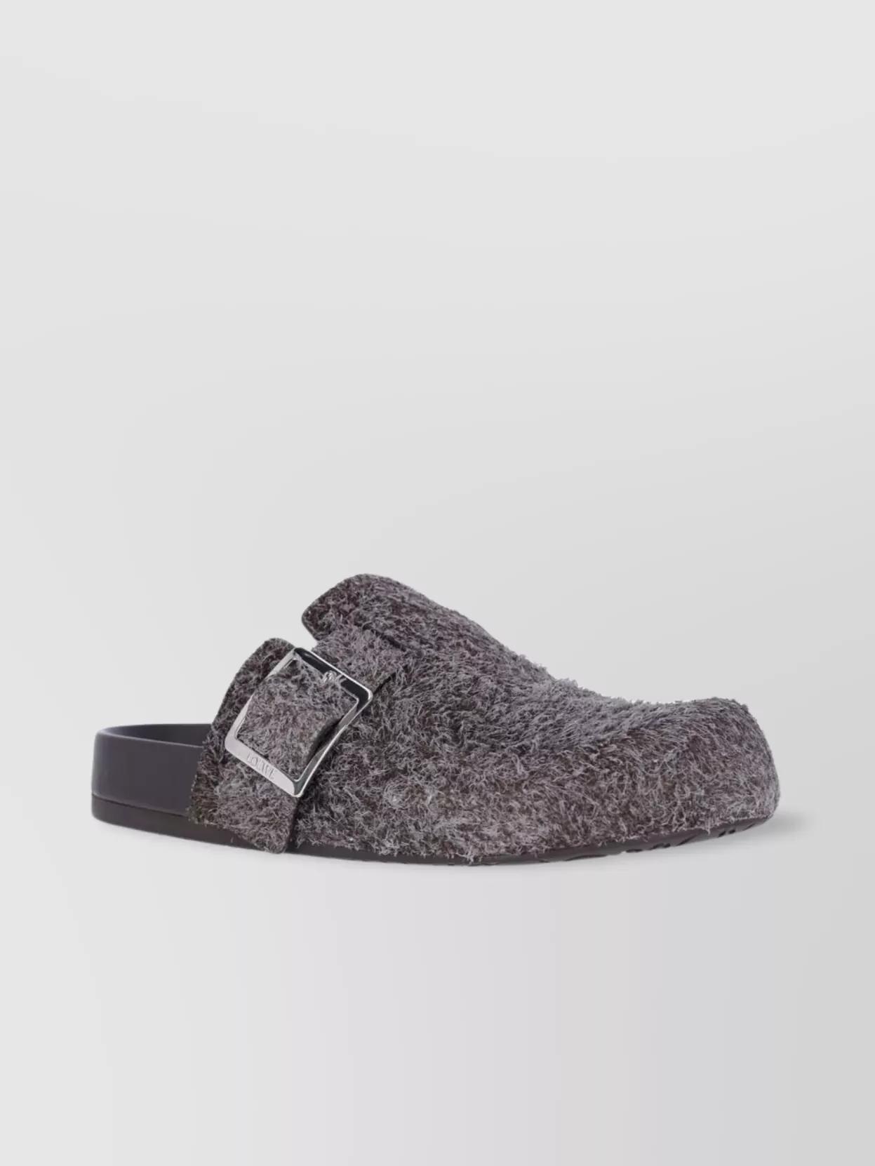 サンダル Loewe Loafers & Slippers Toy slipper in goatskin Black - LOEWE