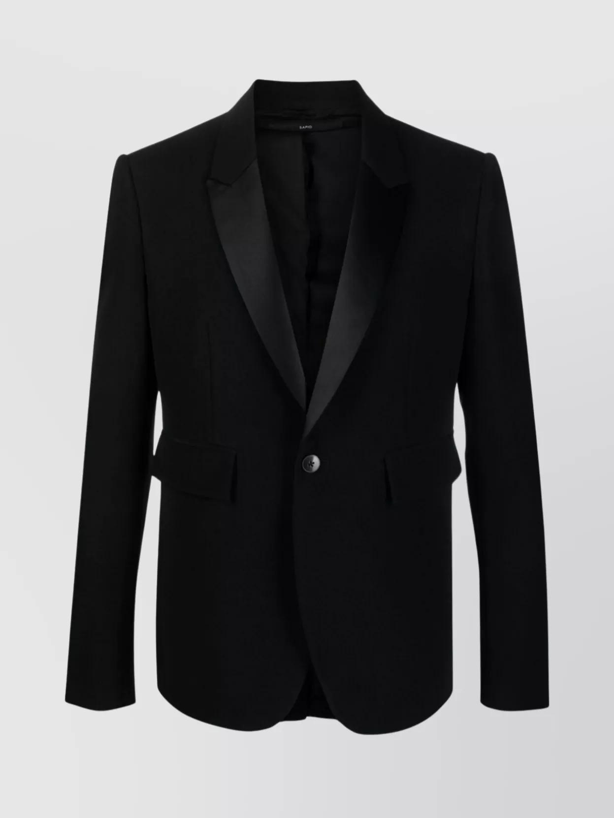 ジャケット SAPIO MOHAIR TUX SINGLE BRESTED BLAZER SAPIO Blazers, sport coats and suit jackets for Women