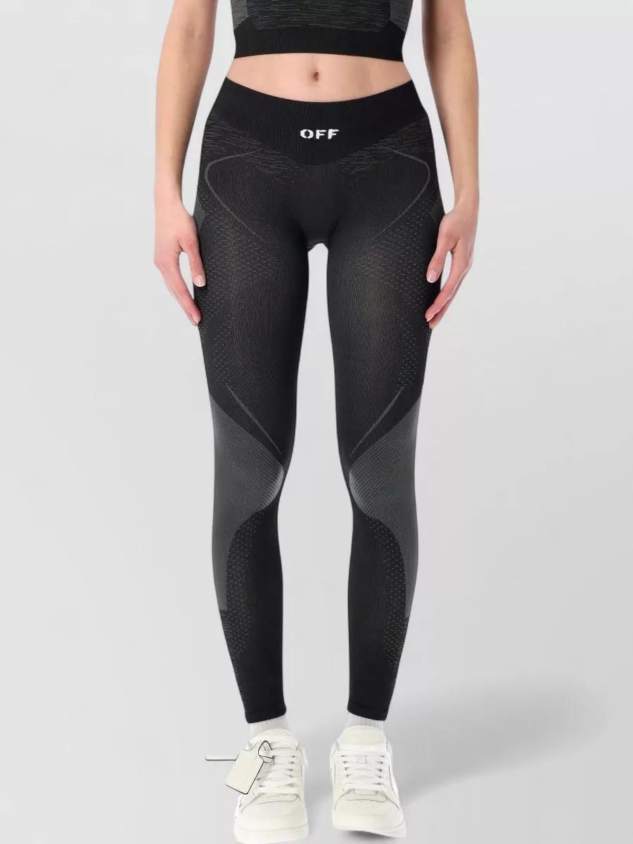 off white keep back leggings