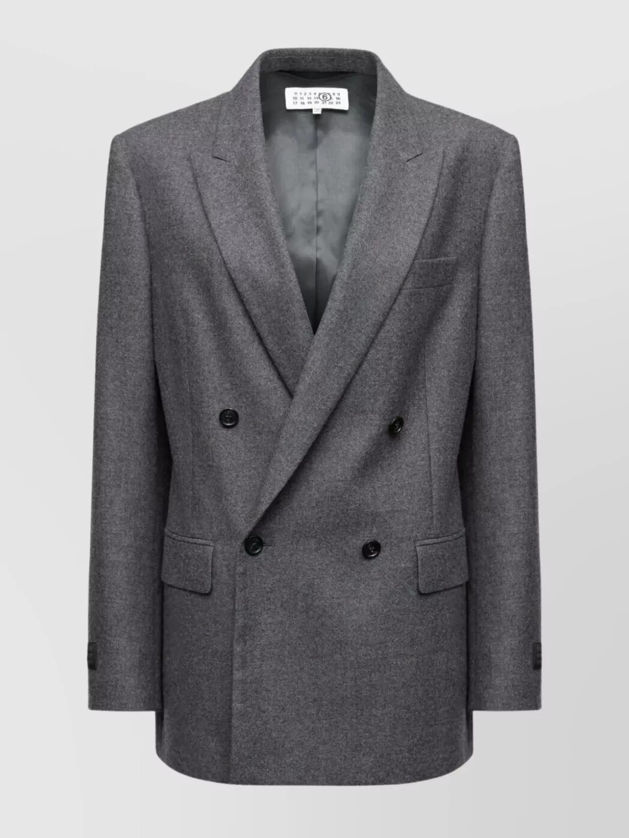 ジャケット Mm6 Maison Margiela White Stretch Polyester Blend Blazer 29843854_59082982_600.jpg