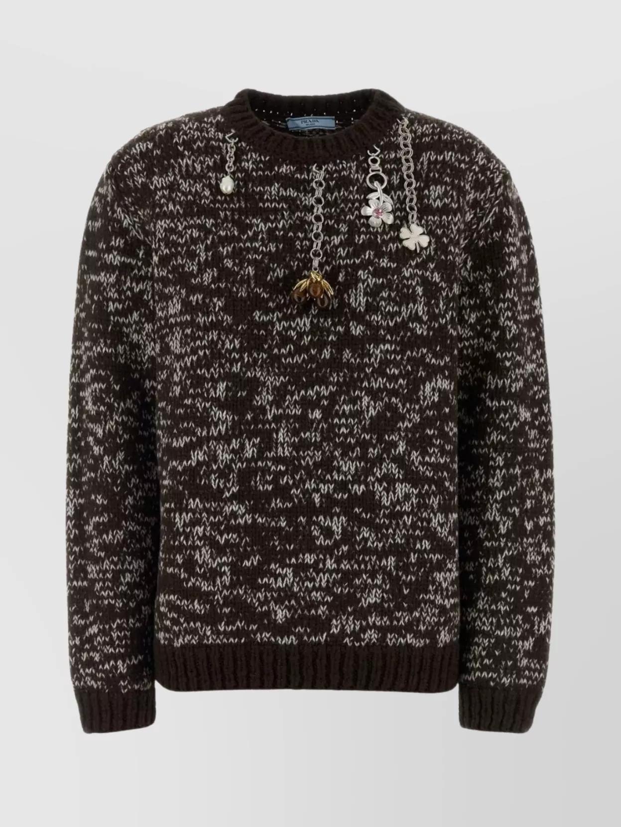 Mytheresa Prada Damen Pullover Mytheresa Prada Leder Bomberjacke