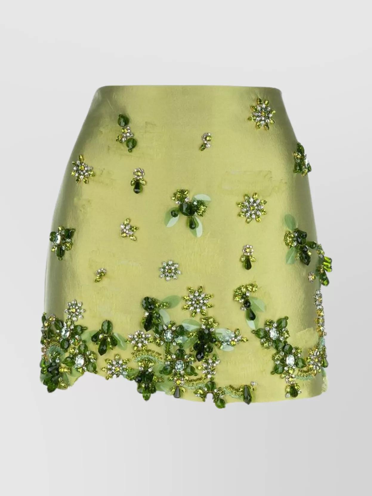 スカート Prada Army Green Cotton Skirt Green Prada Skirts for Women | Lyst