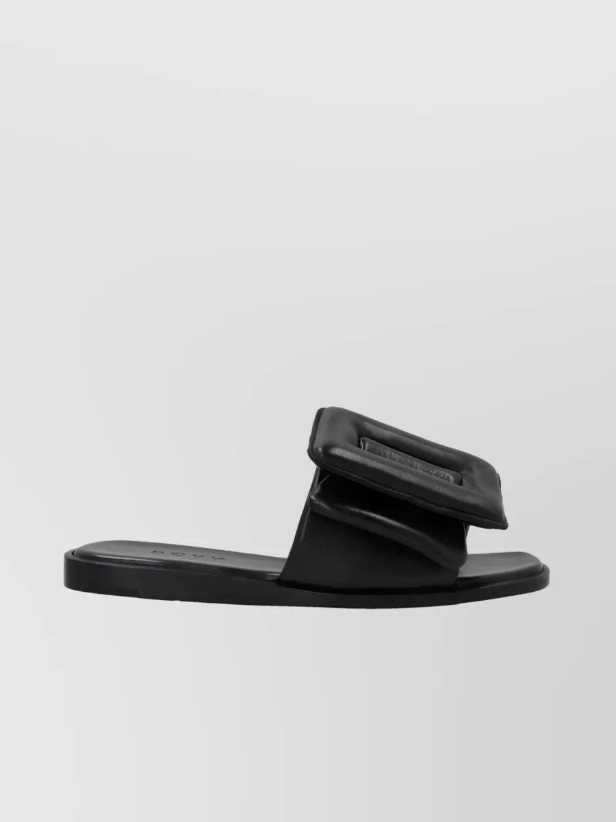 サンダル・ミュール BOYY Chocolate Leather Puffy Slippers BOYY Chocolate Leather Puffy Slippers | italist