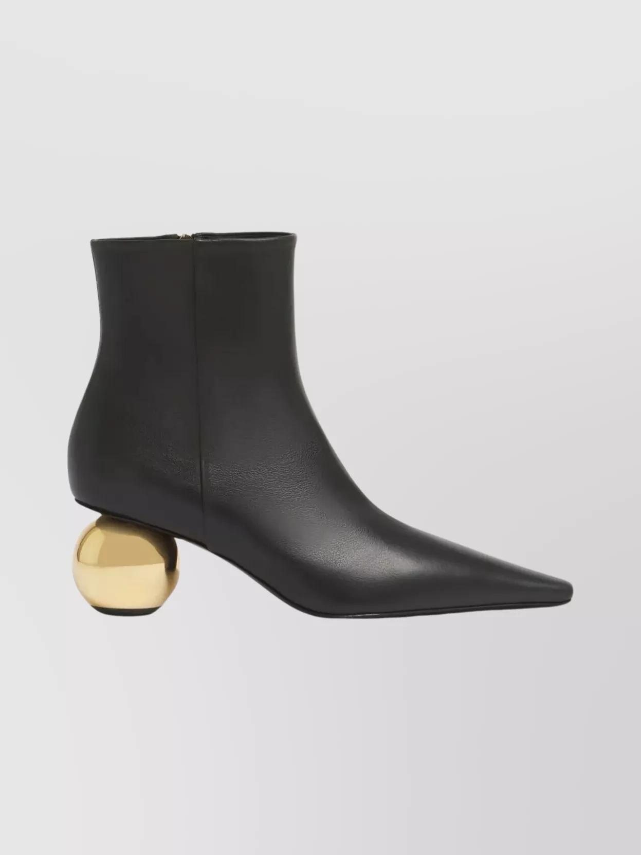 靴 MARNI Ankle Black Leather Boots Dada Combat Ankle Boots - Marni - Leather - Black