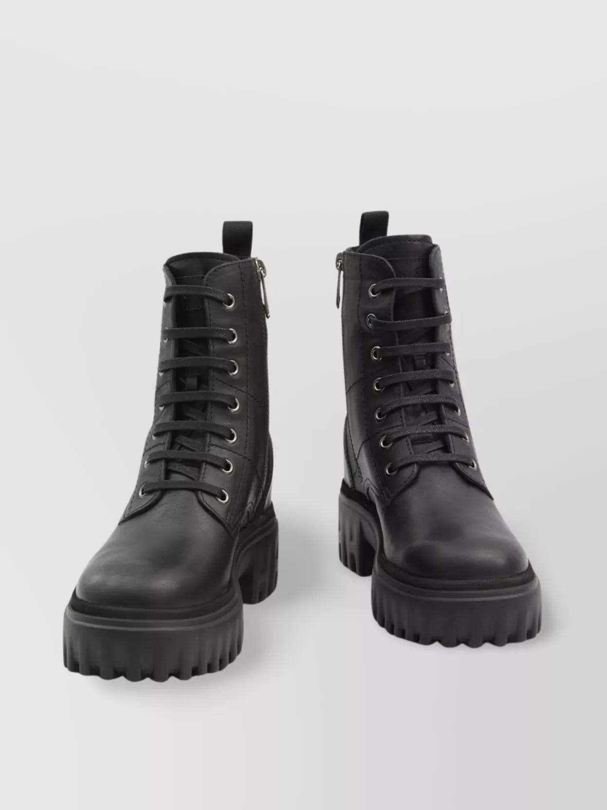 ショートブーツ・ブーティ HOGAN H674 - Suede lace-up boot 19948910_45180868_1000.jpg