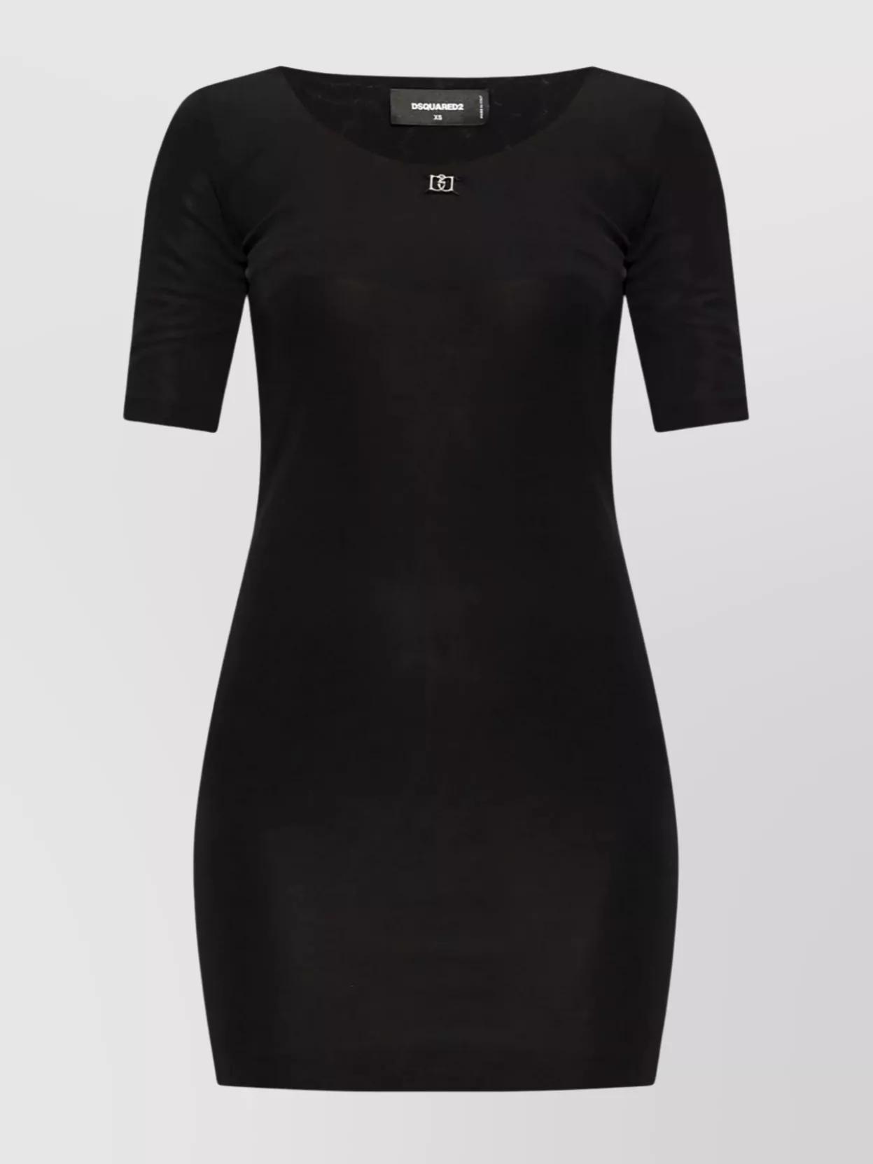 ワンピース D SQUARED2 'Bodycon' dress Dsquared2 v-neck knee length bodycon dress women - Glamood