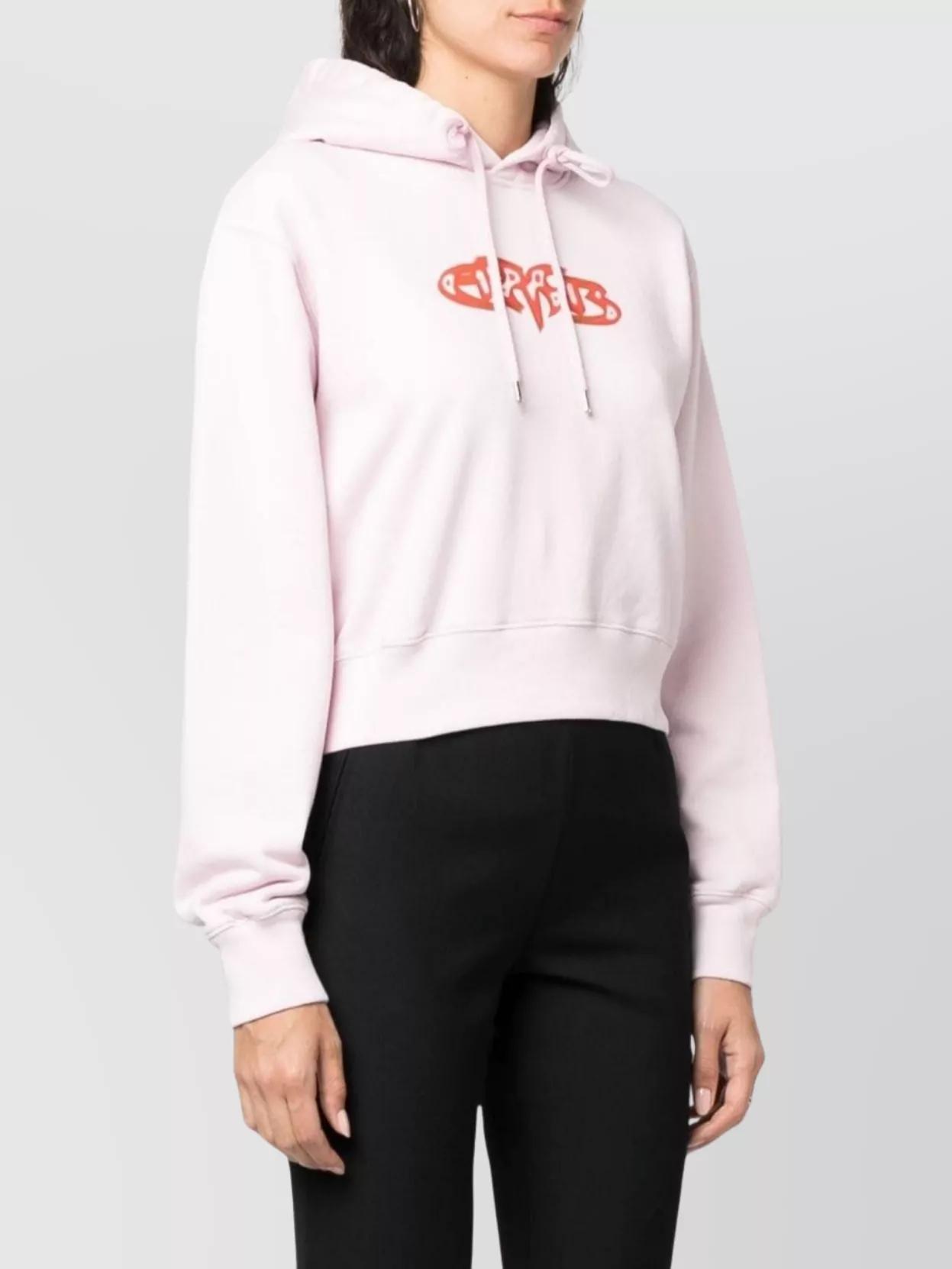 Ambush Cotton Graphic Hoodie in Pink | Lyst UK