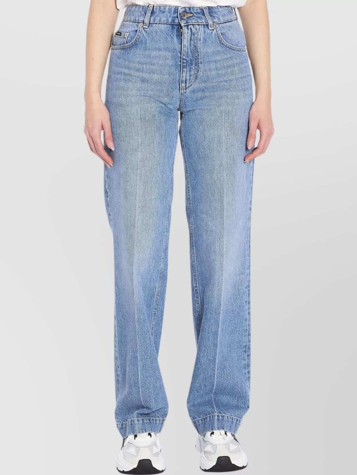 Dolce & Gabbana Wide-leg jeans for Women | Online Sale up to
