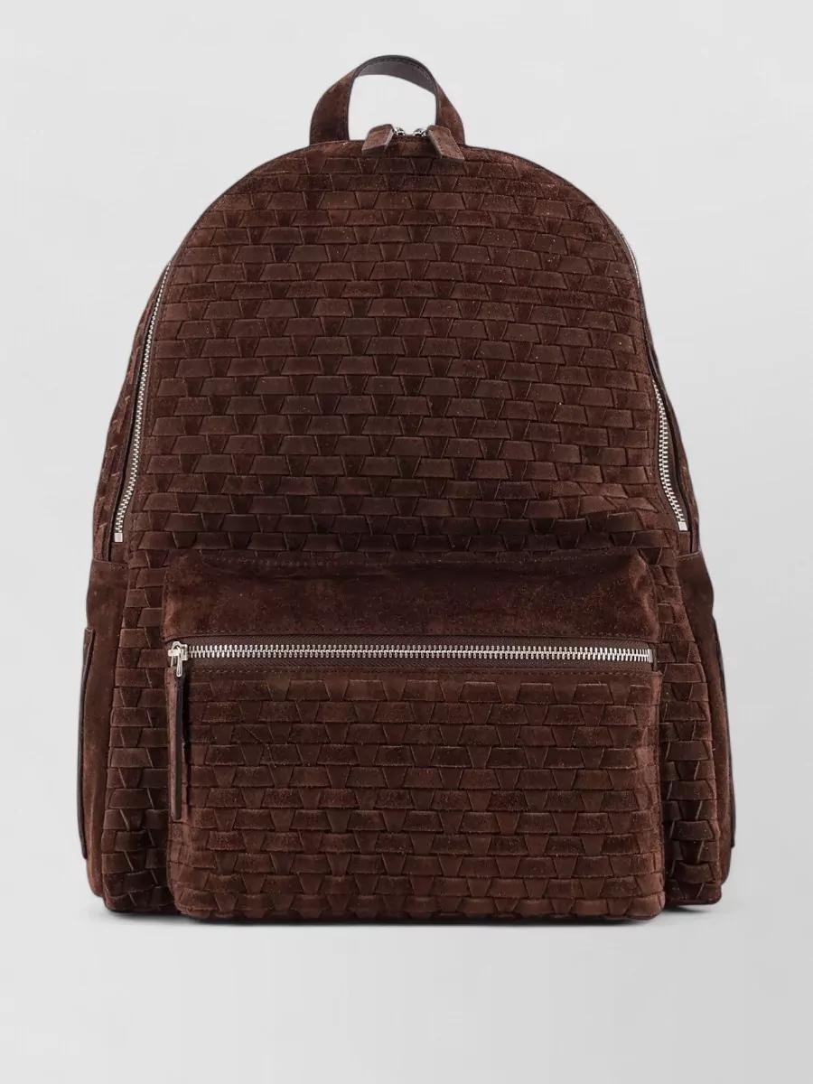 CLAUDIO ORCIANI Redish Brown Leather Backpack Made Italy MCB6743R Claudio Orciani | Bags | Claudio Orciani Redish Brown  main image 4