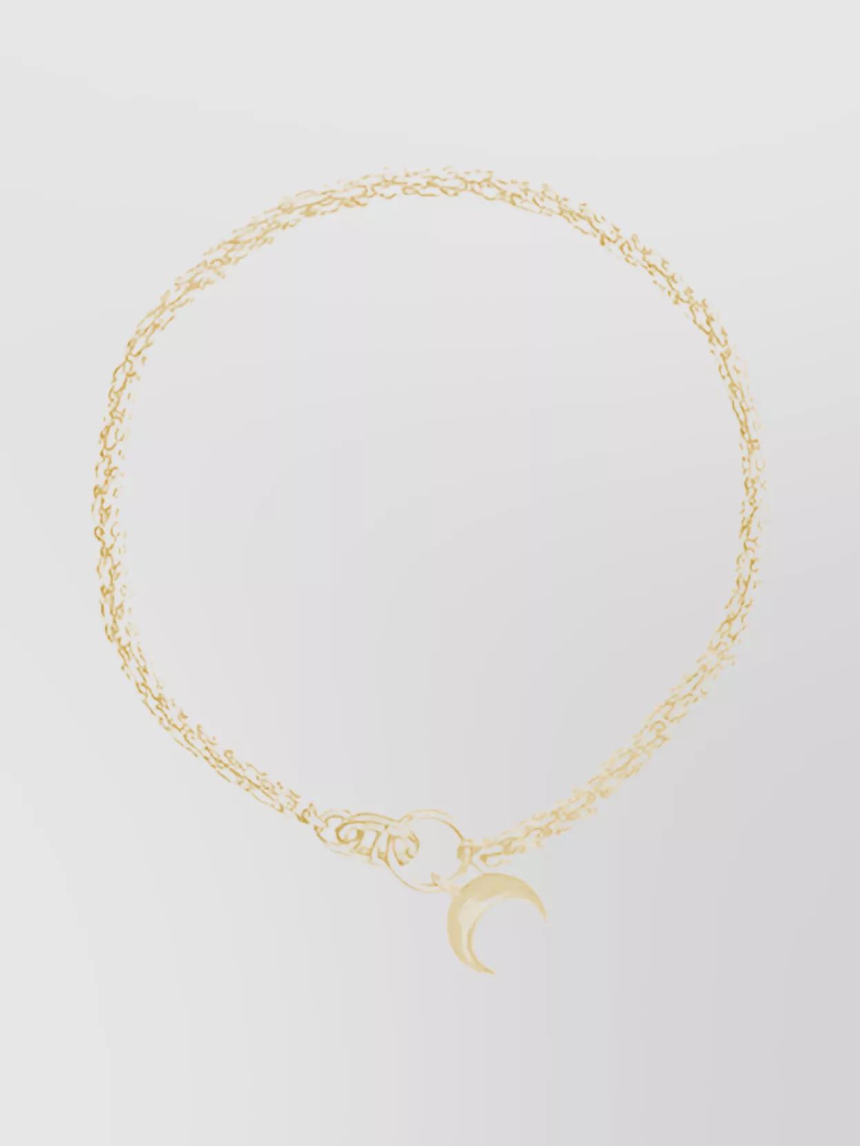 Marine Serre Moon Charm チェーン ネックレス Regenerated Tin Moon Charms Necklace • Marine Serre