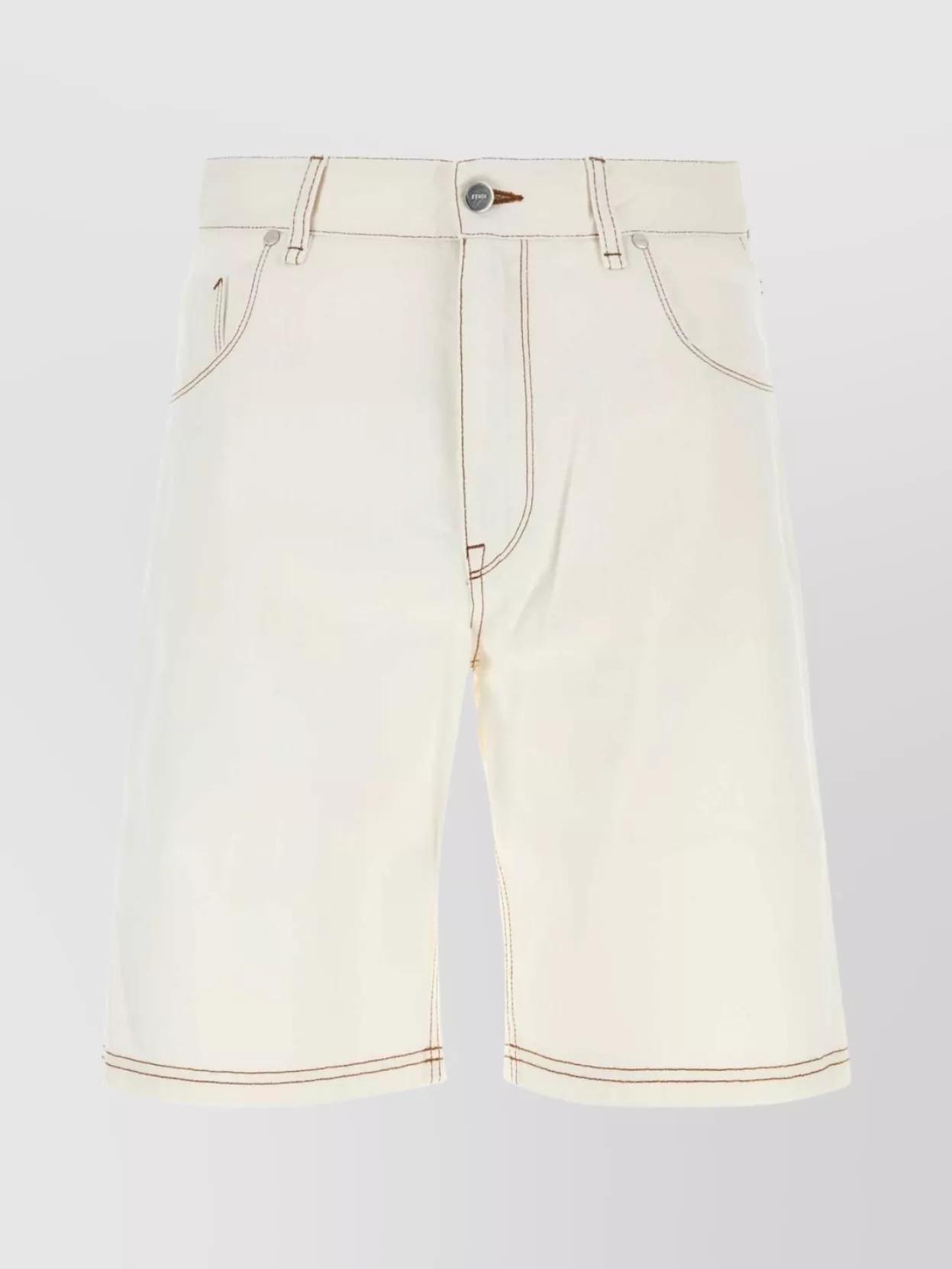 ハーフ・ショートパンツ Fendi White Denim Bermuda Shorts Fendi White Denim Bermuda Shorts | italist