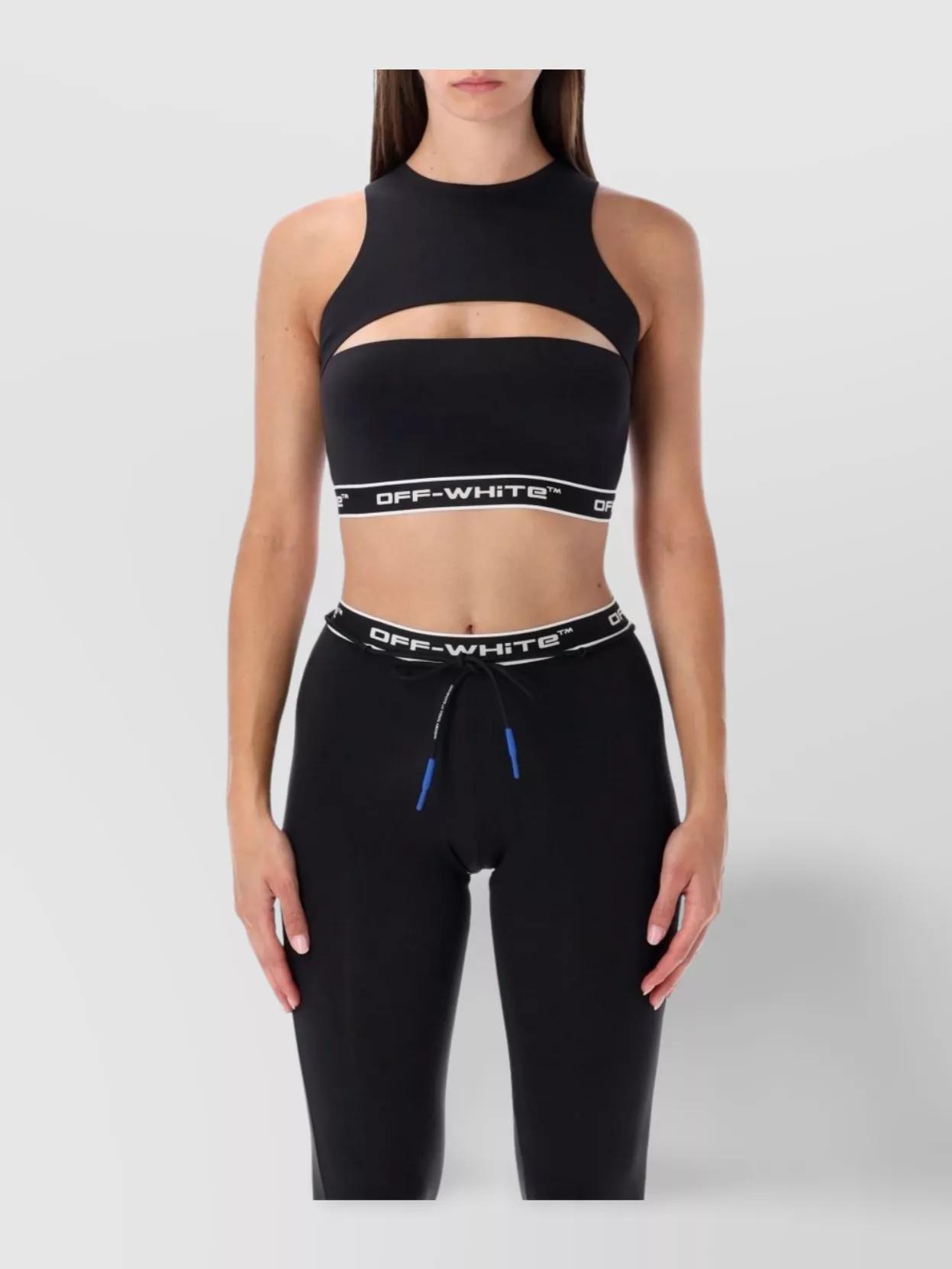オフホワイト✨VIRGIL ABLOH期 ショルダークロップ トップ 40☆ オフホワイト✨VIRGIL ABLOH期 ショルダークロップ トップ 40