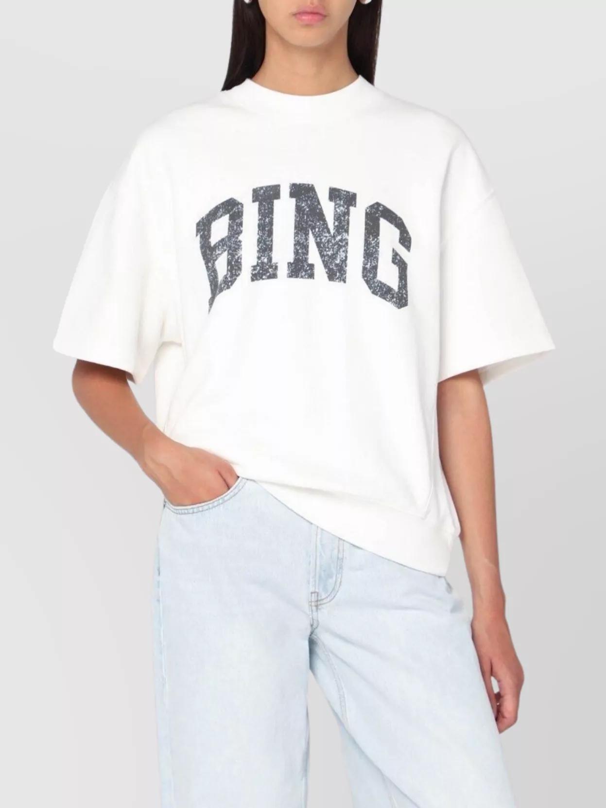 Tシャツ・カットソー ANINE BING T-SHIRTS MULTI tシャツ *「ANINE BING/アニン ビン」WALKER TEE LYRICS