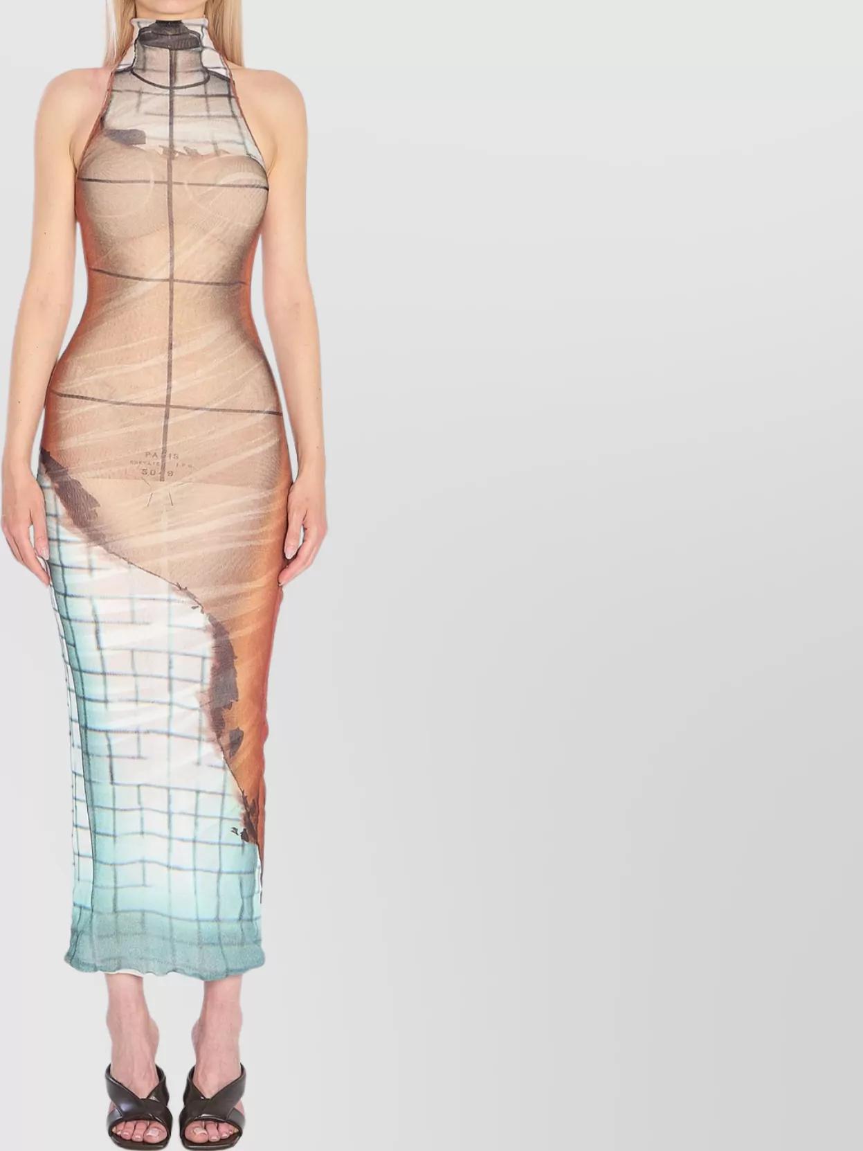 パーティードレス JeanPaul GAULTIER DR030M005P Dresses Long Air dress Jean Paul Gaultier - Jean Paul Gaultier | The Long Fire Dress