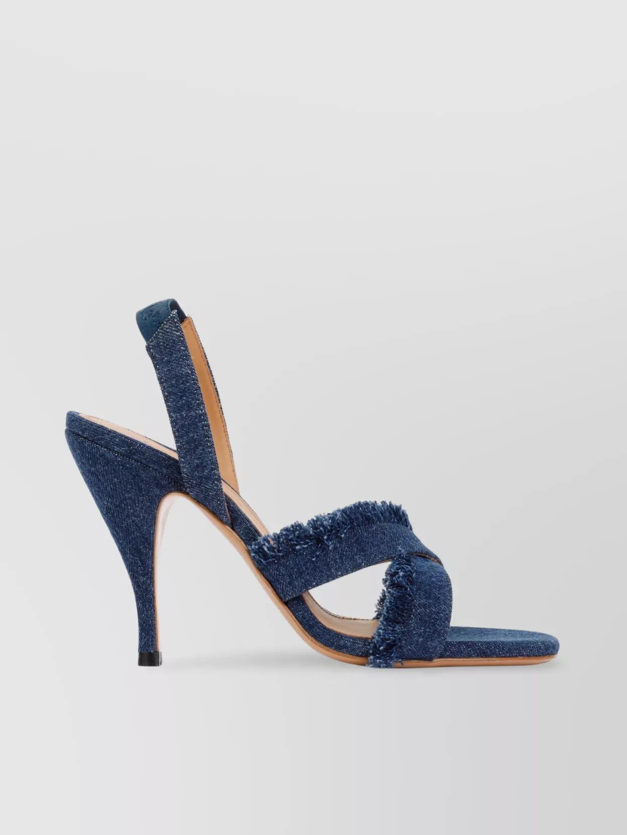Off white blue heels best sale