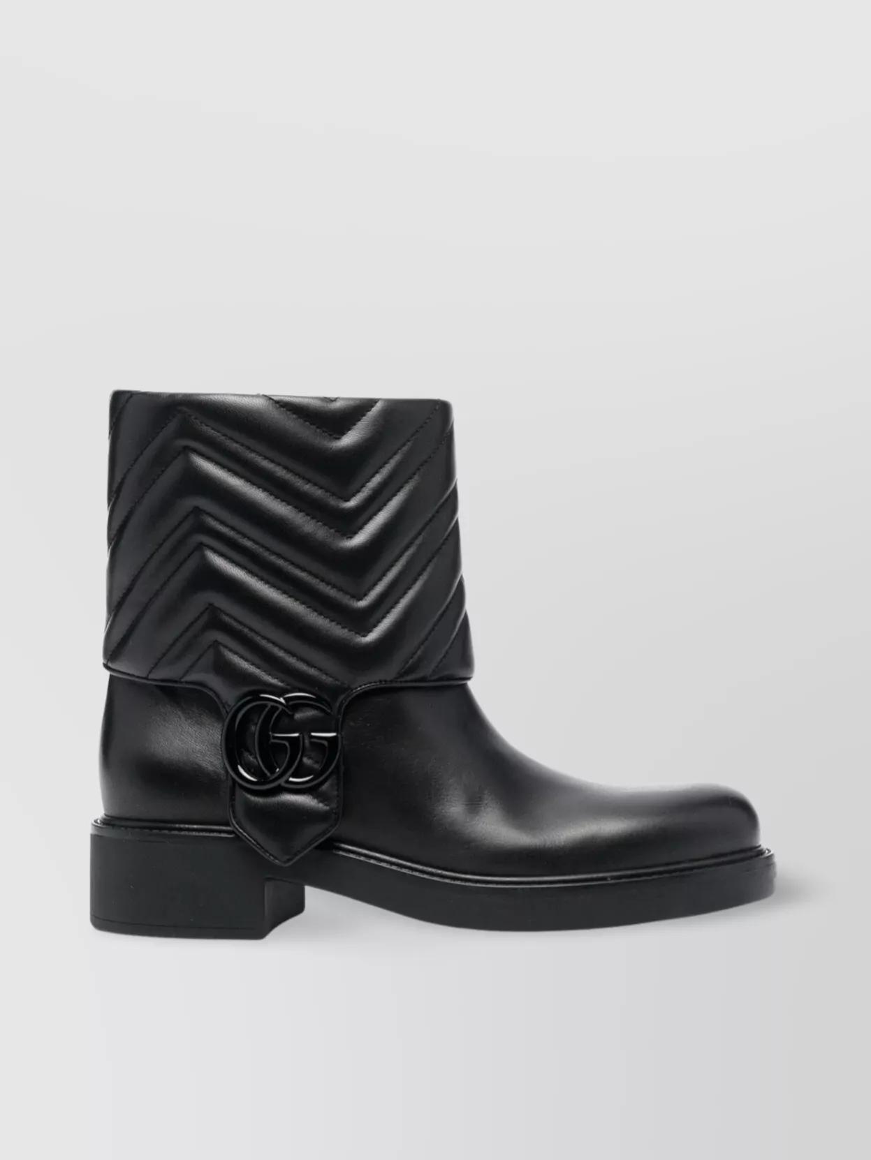 ショートブーツ・ブーティ GUCCI  Gucci Ankle Boots Women Fabric Black Gucci Ankle Boots Black Womens Gucci