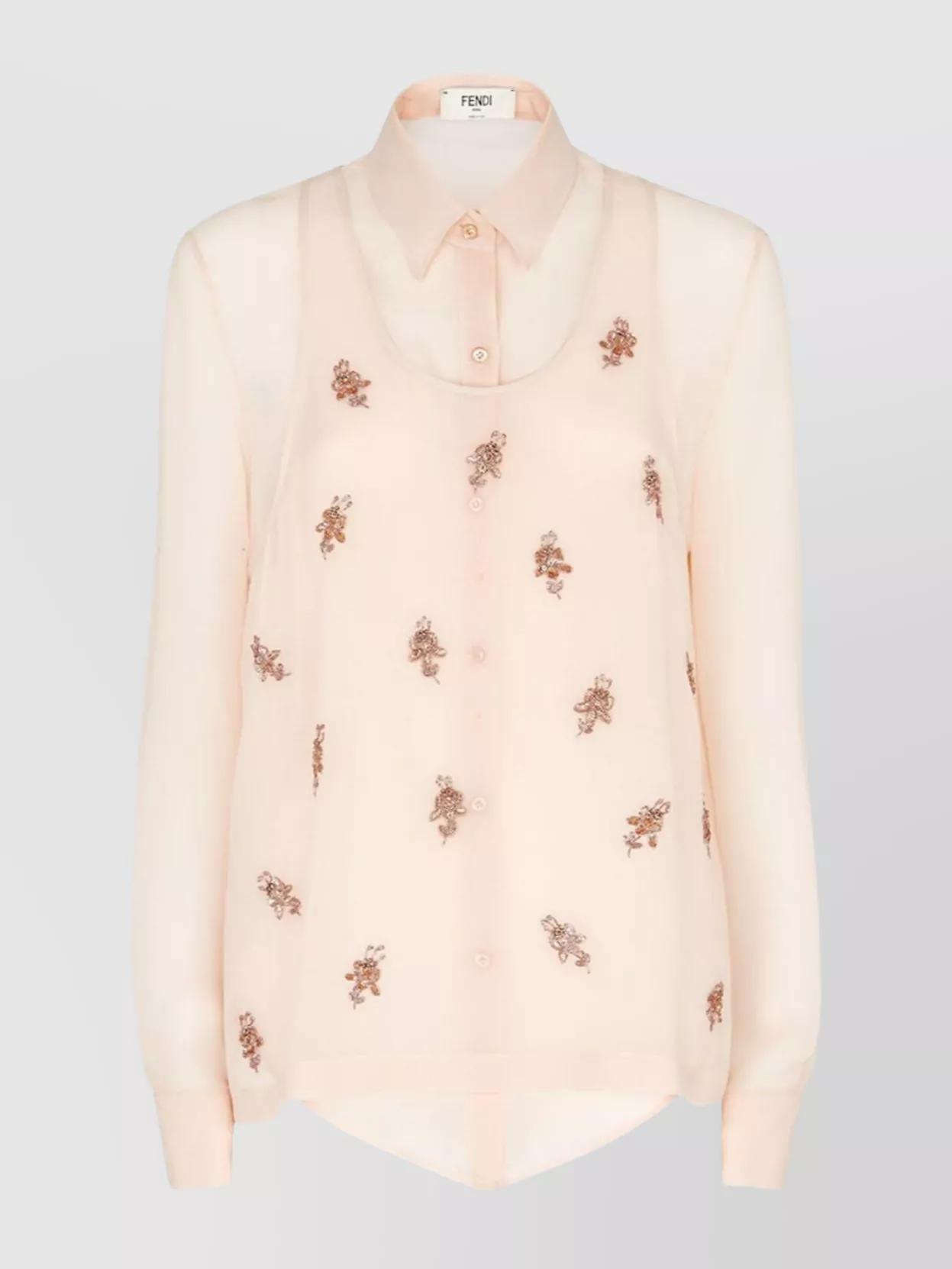 fendi sheer top