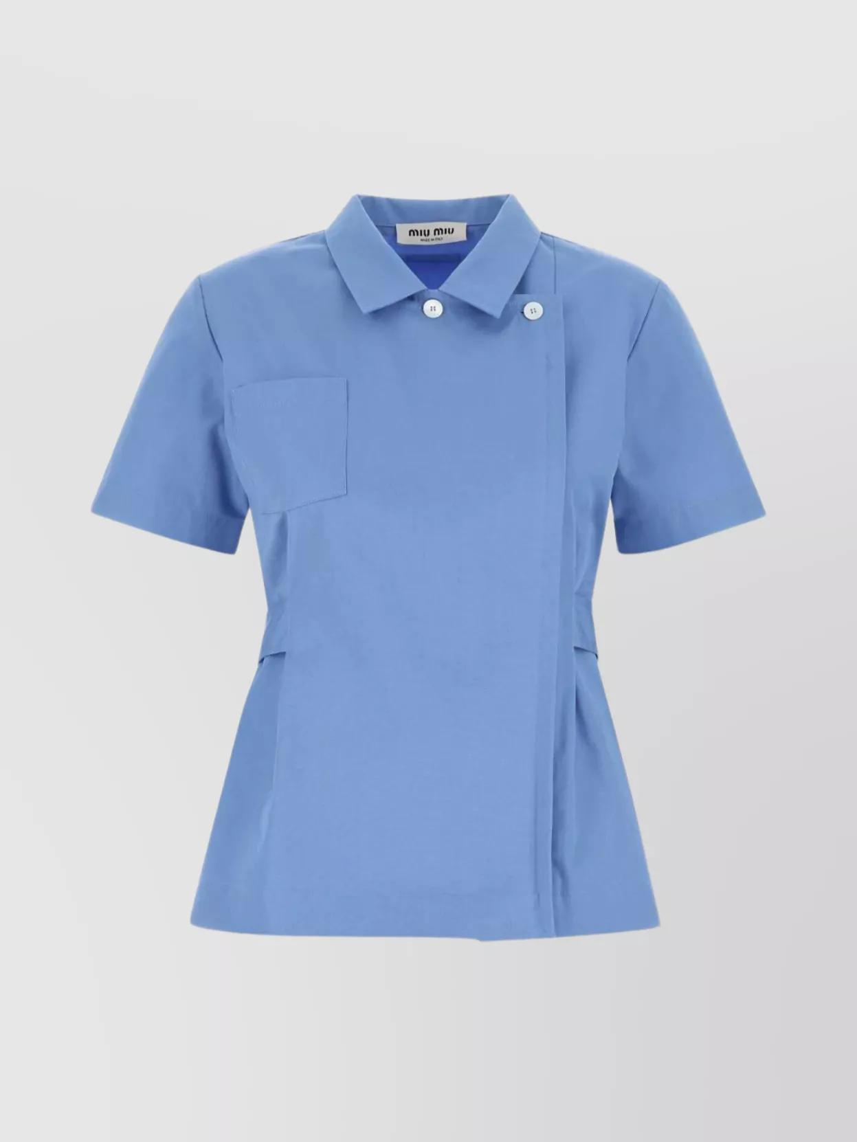 Tシャツ・カットソー MIU MIU Women Tops MJA906SOOO 11QG F04MU B CO POMICE PIOMBO b1ece36087724894b1f91bc62af3b9