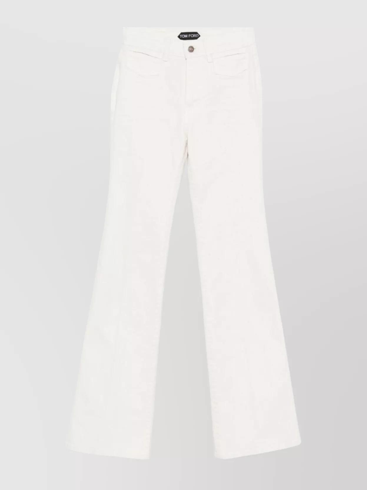 パンツ TOM FORD l bar detail trousers TOM FORD Paneled leather straight-leg pants | NET-A-PORTER