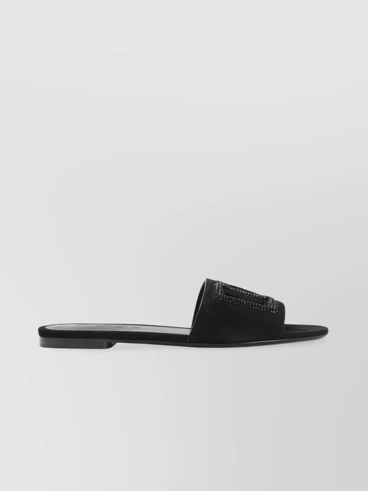シューズ・サンダルその他 DOLCE & GABBANA Woman Flat sandals Black CQ0592A1037 80999 Dolce & Gabbana Outlet: Flat sandals woman - Black | Dolce