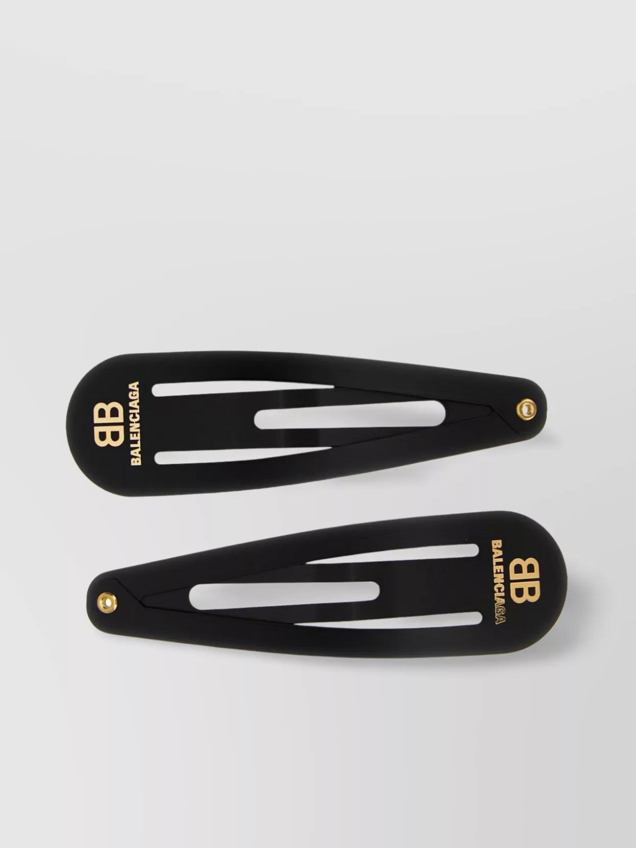 ヘアアクセサリー Balenciaga 2 'Holli XXL' hair pins Balenciaga 2 'Holli Xxl' Hair Pins in Black | Lyst