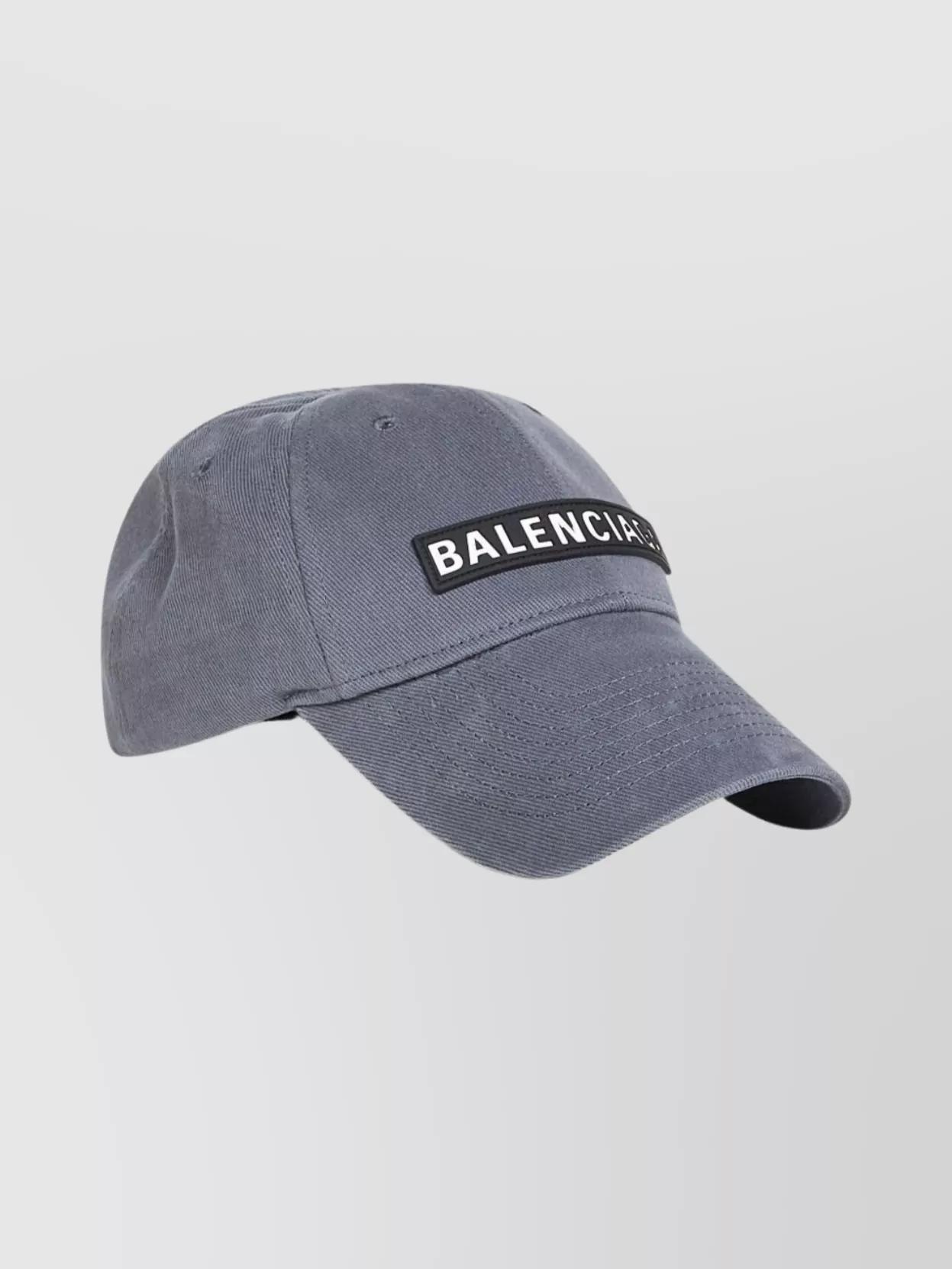 Balenciaga Relaxed Style Hat Curved Brim in Grey for Men Lyst UK