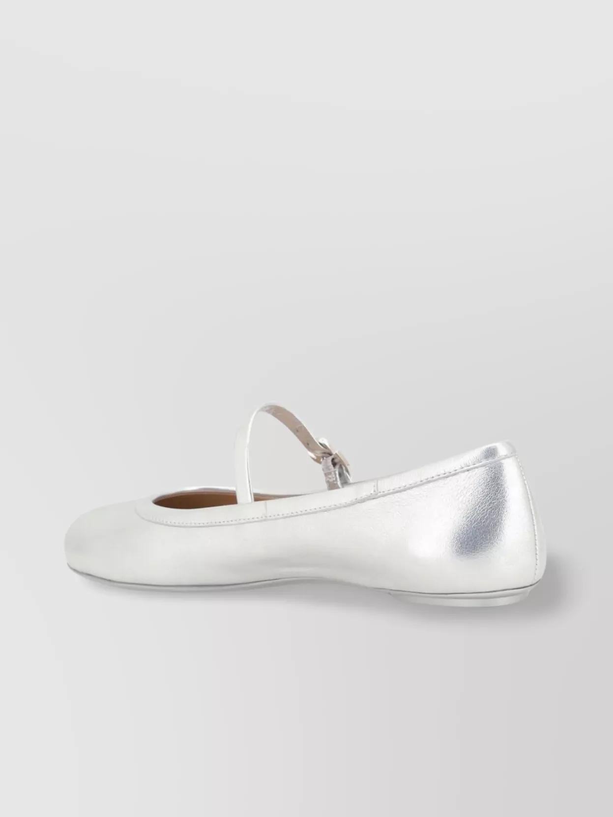 フラットシューズ GIANVITO ROSSI Woman Ballet flats Silver G2222305GOMNSW ARGE GIANVITO ROSSI: Ballet flats woman - Silver | Gianvito Rossi
