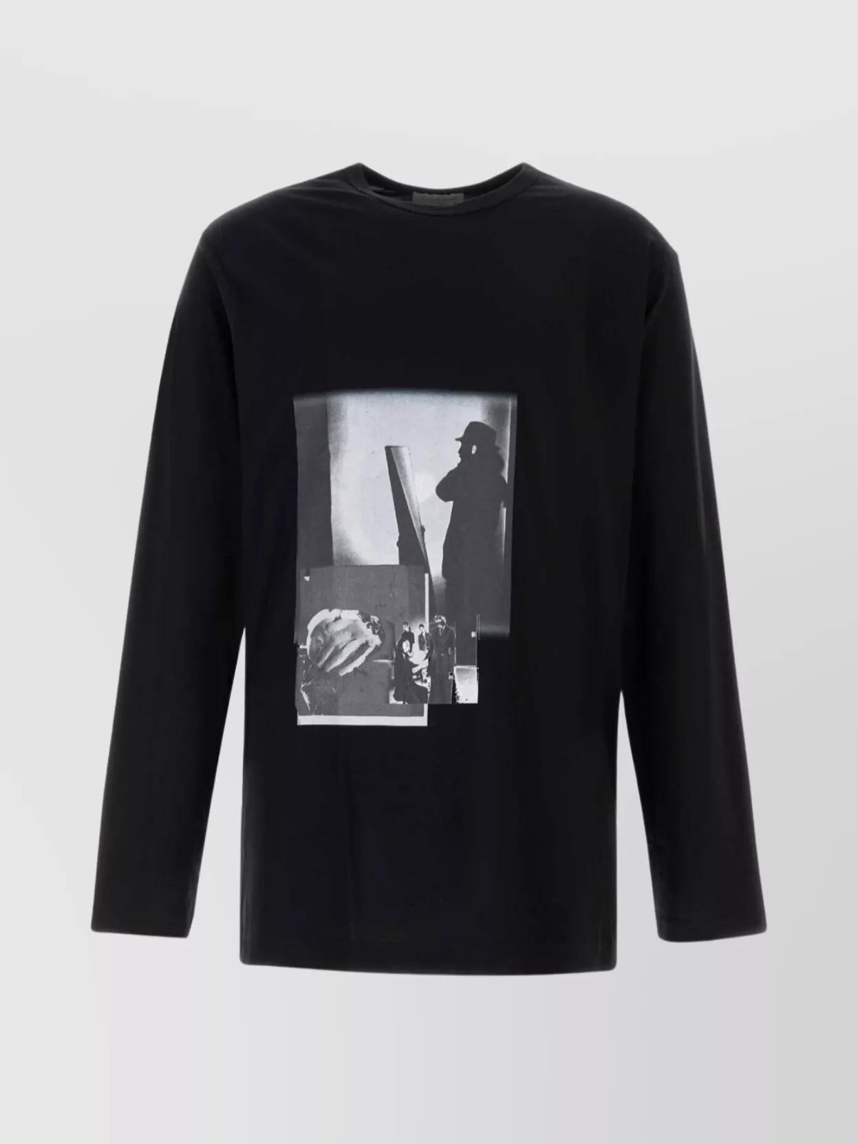 トップス Yohji Yamamoto T-Shirt Yohji Yamamoto T-shirt with vintage effect | Men's Clothing