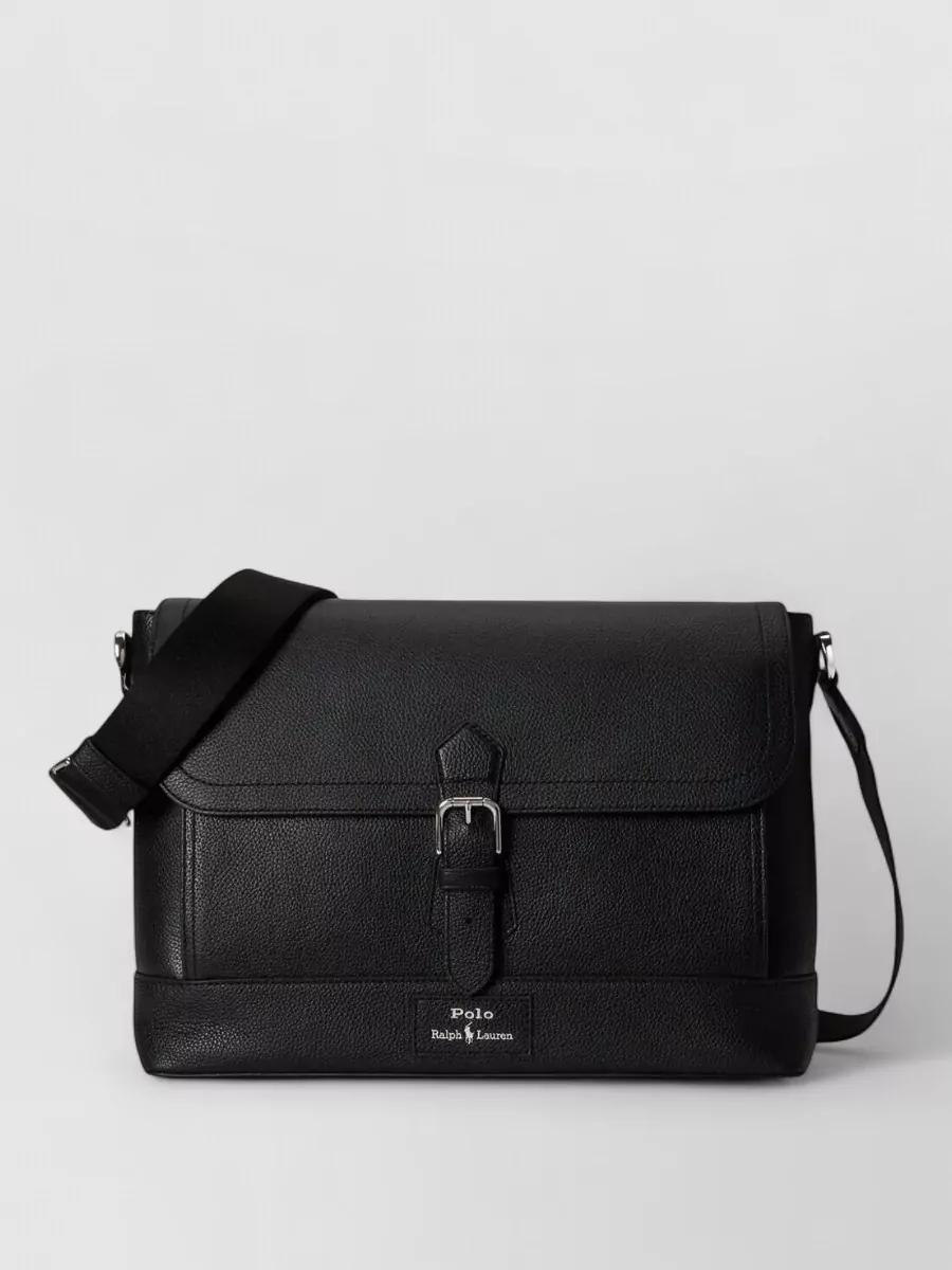 polo Ralph Lauren messenger bag ショルダーバッグ Mens Polo Ralph Lauren Messenger Shoulder Bag In Black | Soletrader
