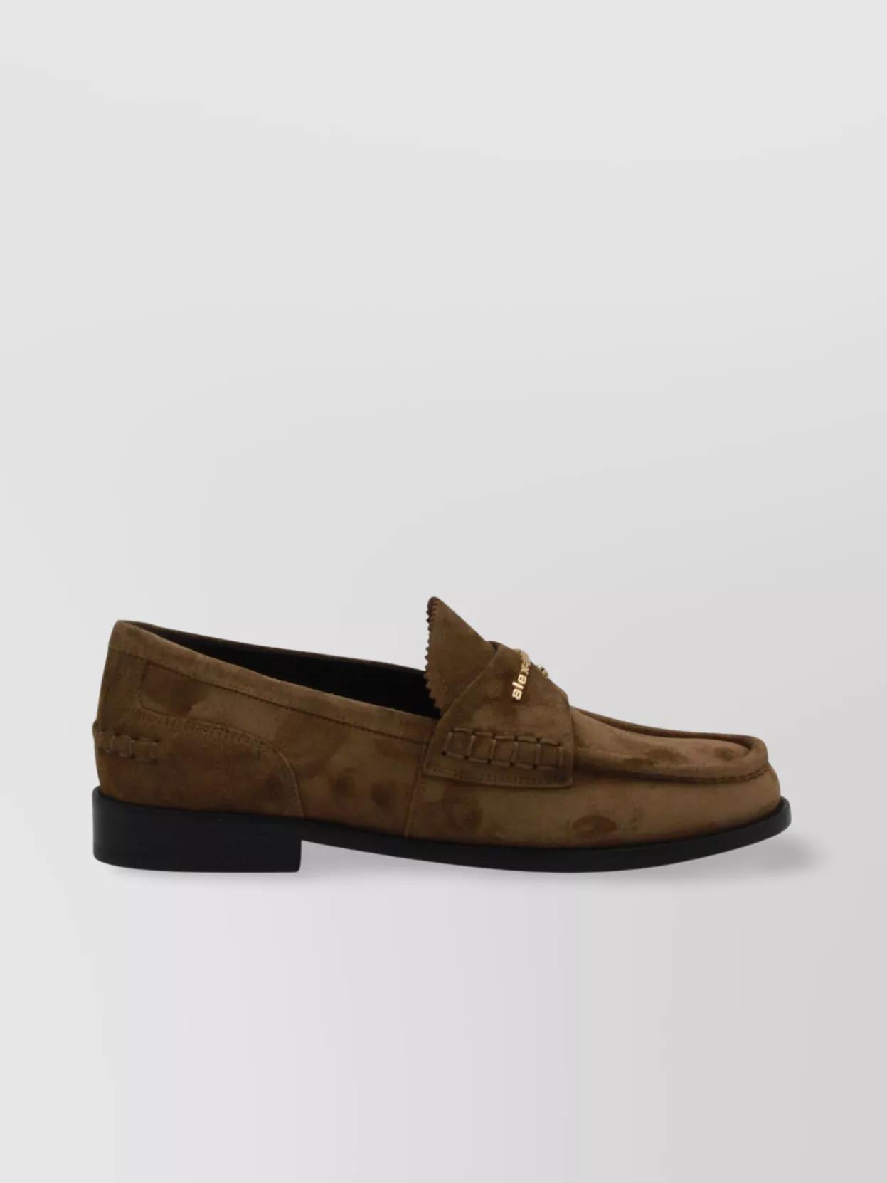 ローファー・オックスフォード ALEXANDER WANG Khaki Suede Carson Loafers Alexander Wang Loafers and moccasins for Women | Online Sale