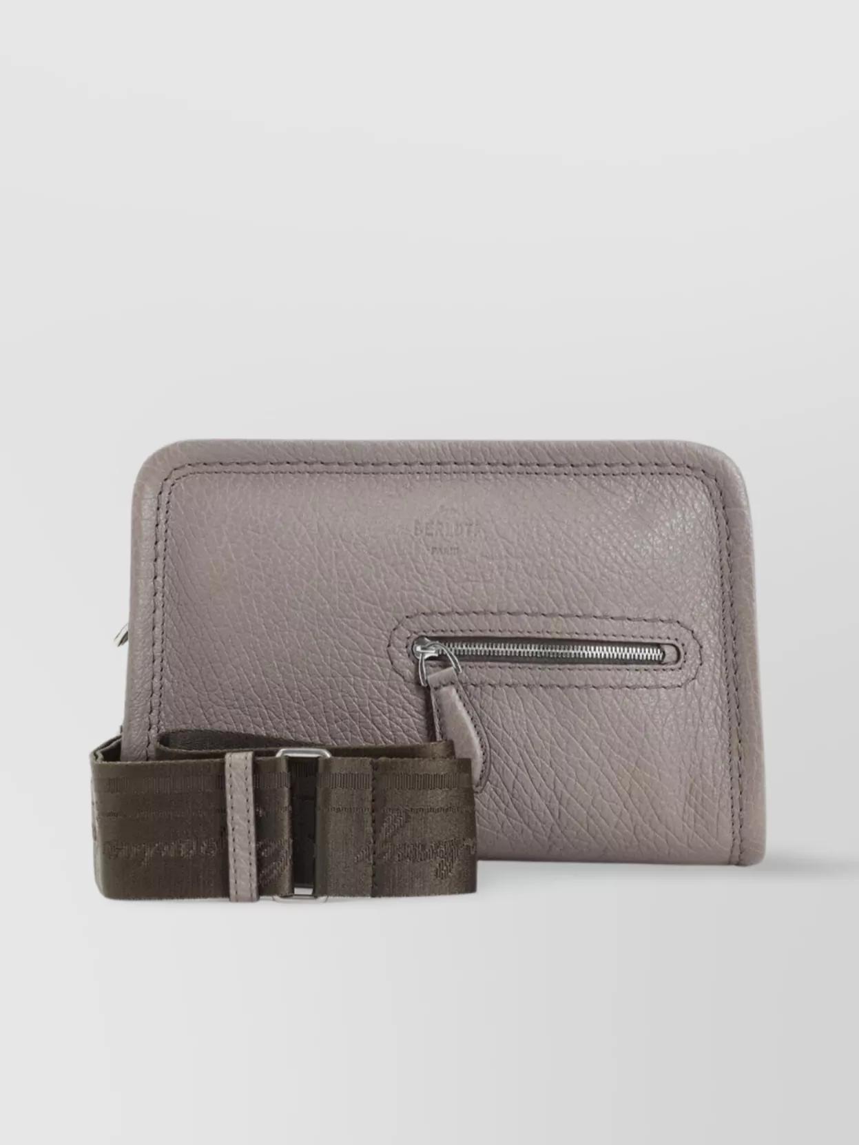 VIP価格★【Berluti】Grey Grained Leather Shoulder Bag Berluti Grained Leather Shoulder Bag in Gray for Men | Lyst